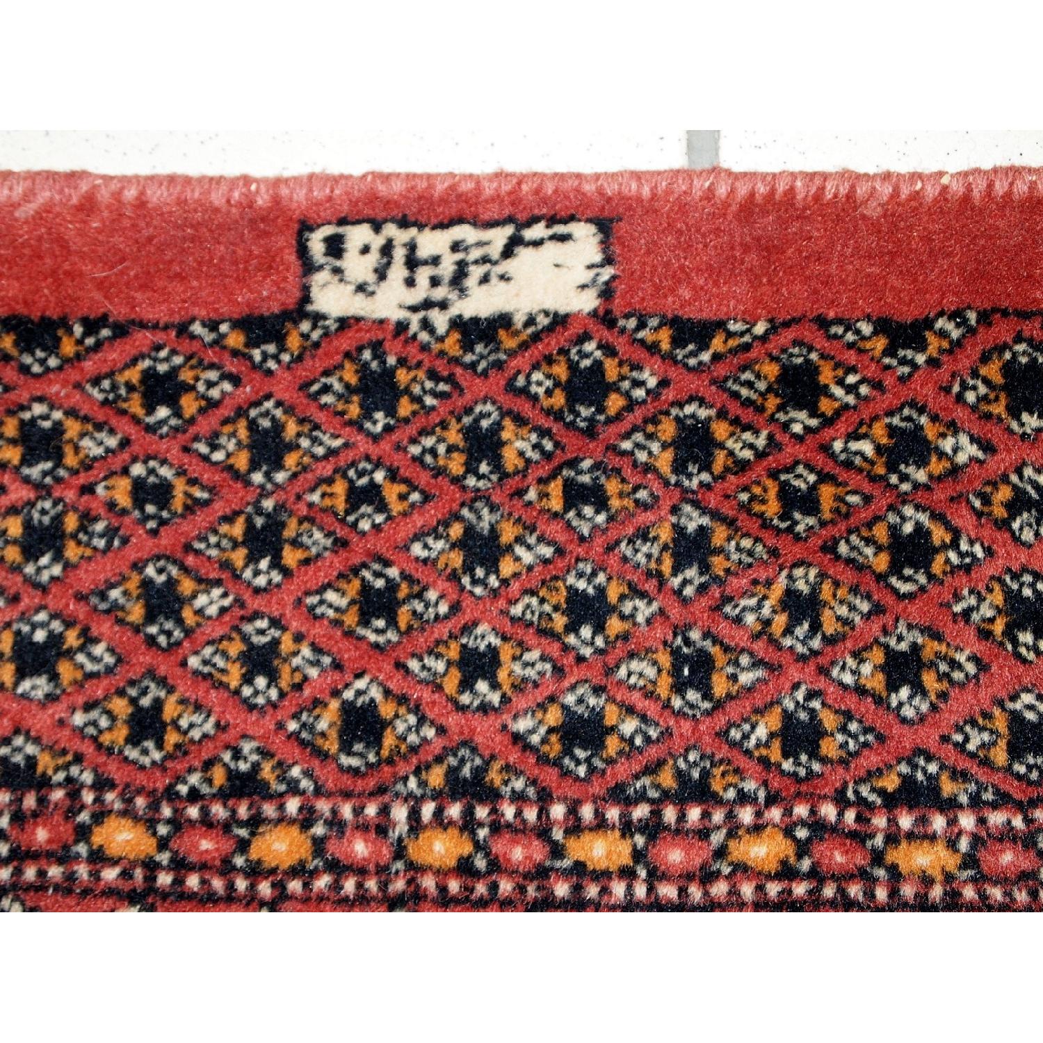 Semi Antique 1950s Turkoman Rug - image-3