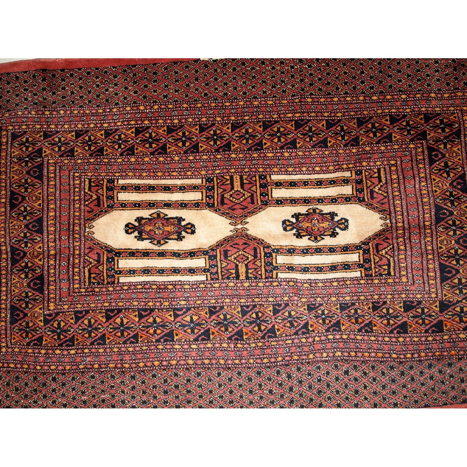 Semi Antique 1950s Turkoman Rug - image-5