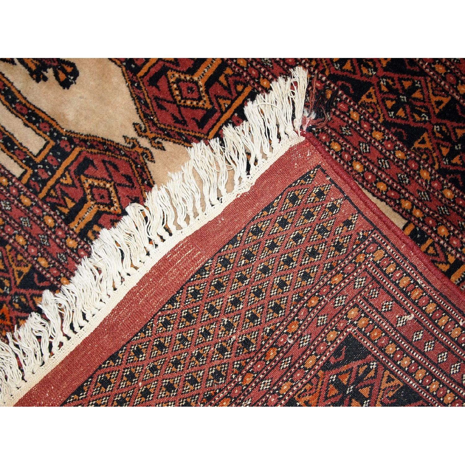 Semi Antique 1950s Turkoman Rug - image-6