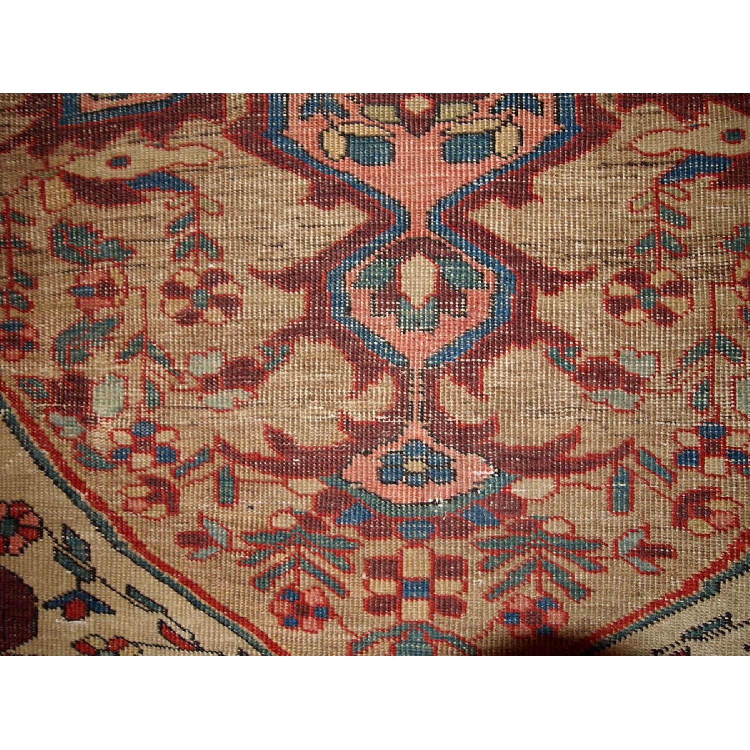 Antique 1880s Persian Sarouk Rug - image-2
