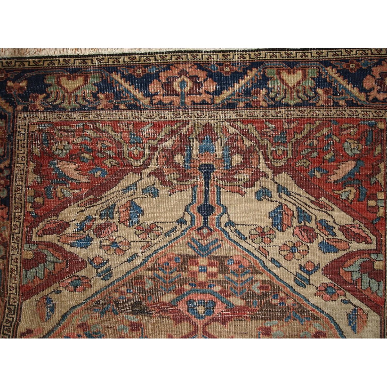 Antique 1880s Persian Sarouk Rug - image-3