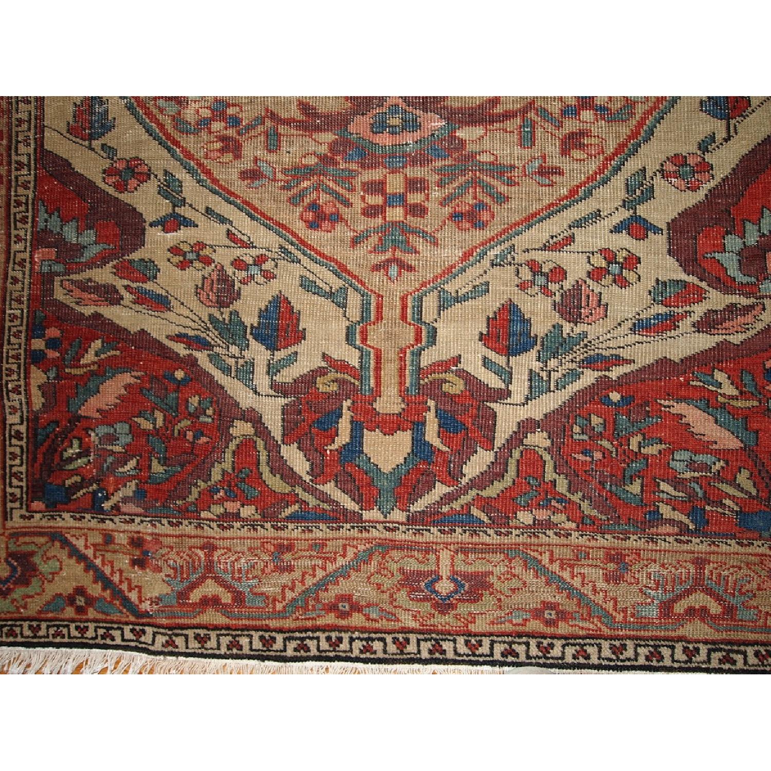 Antique 1880s Persian Sarouk Rug - image-4