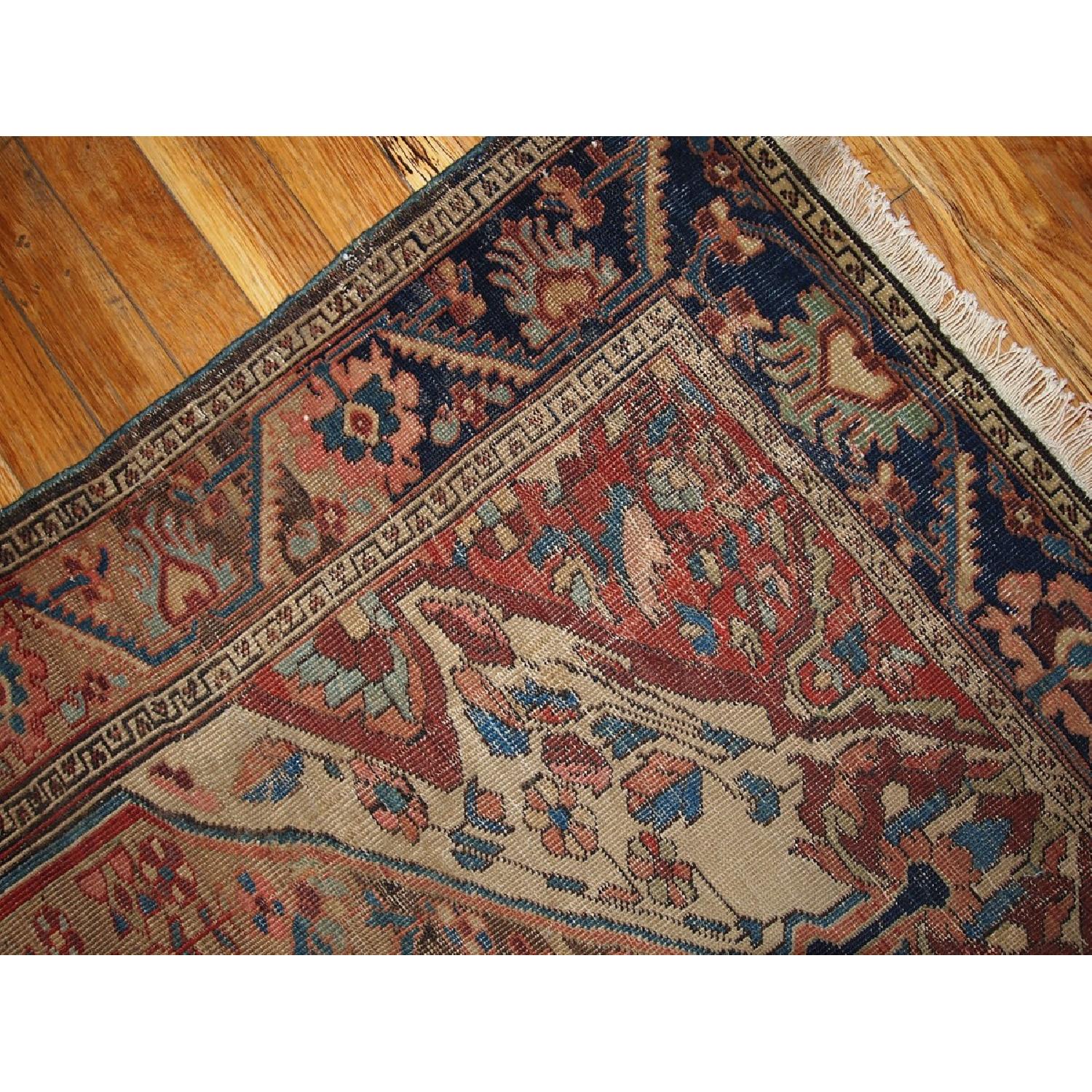 Antique 1880s Persian Sarouk Rug - image-7