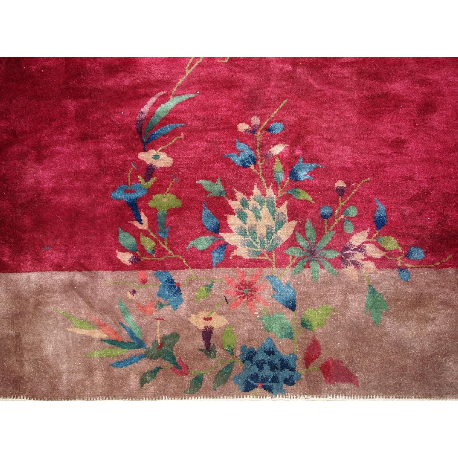 Antique 1920s Chinese Art Deco Rug - image-2