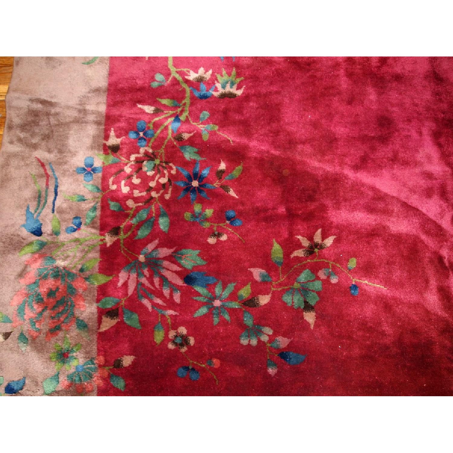 Antique 1920s Chinese Art Deco Rug - image-3