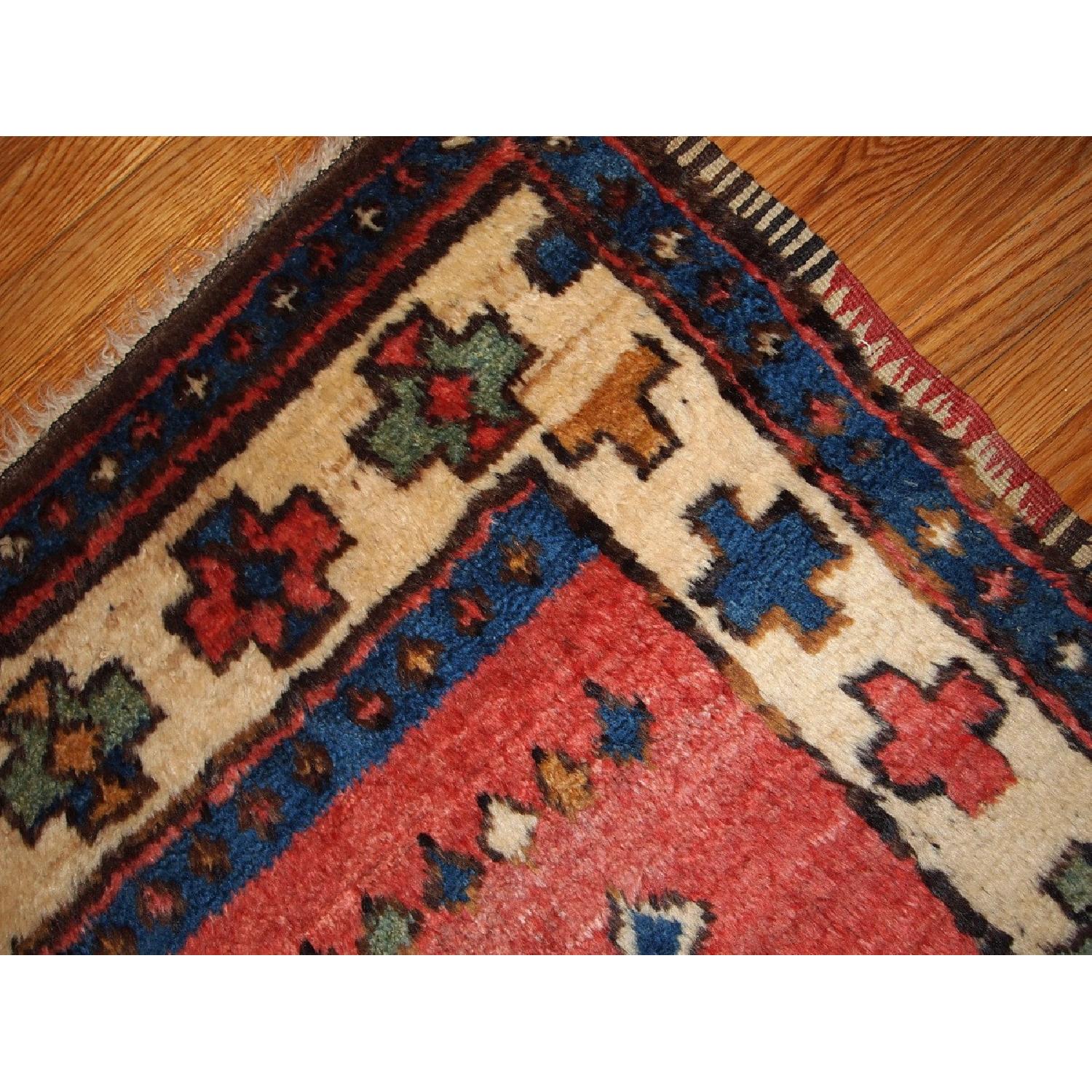 Antique 1850s Collectible Turkish Village Rug - image-3