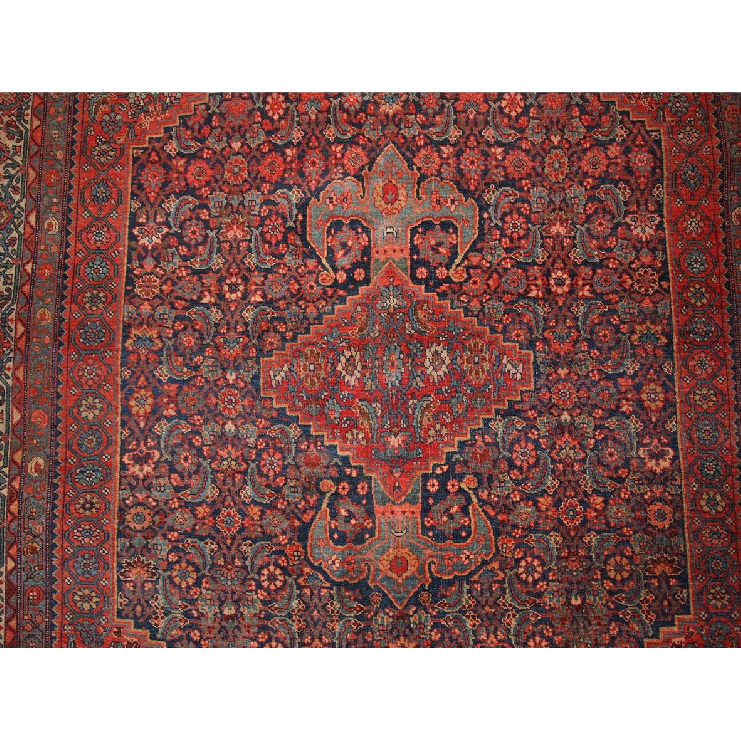 Antique 1880s Persian Bidjar Rug - image-2