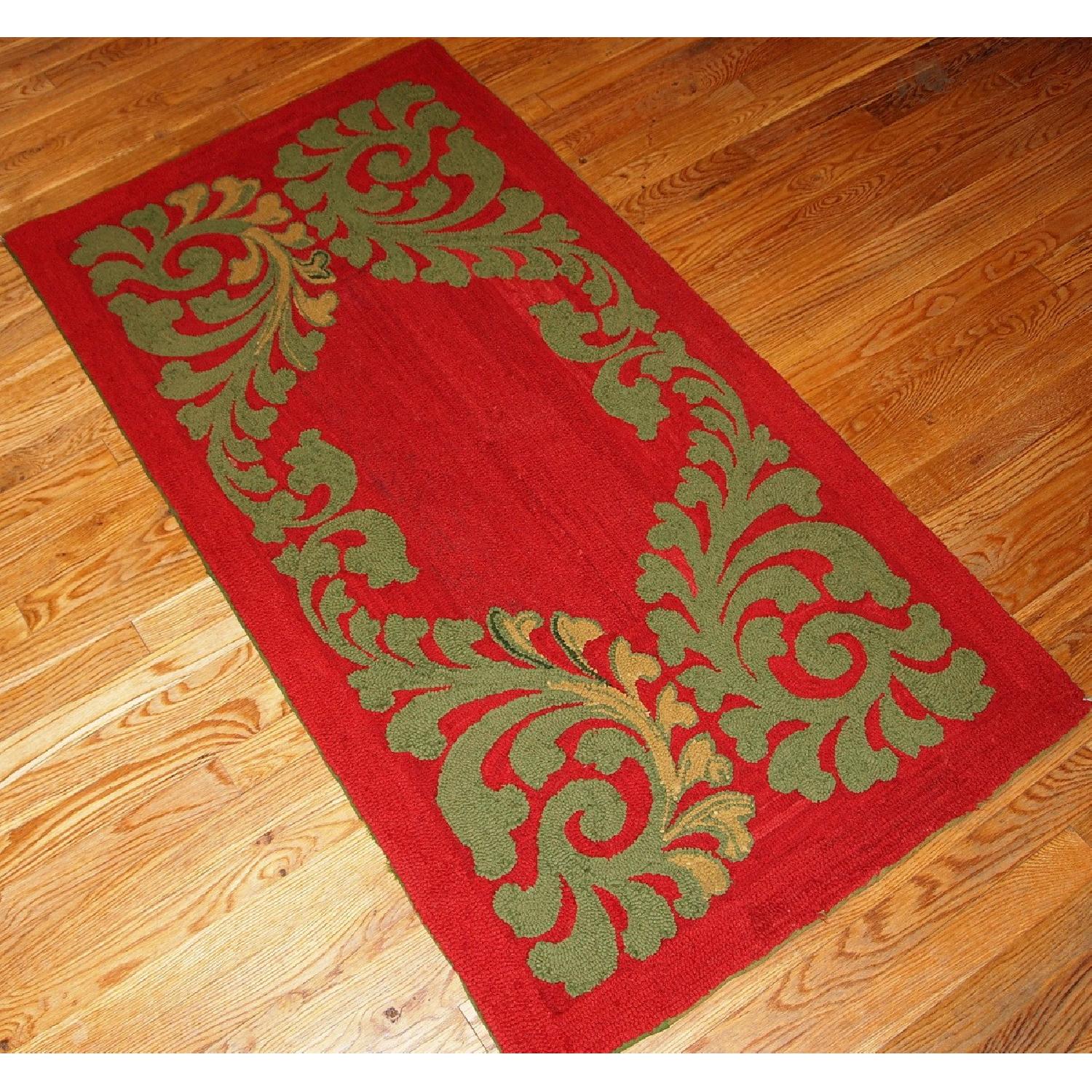 Antique 1920s American Hooked Rug - image-4