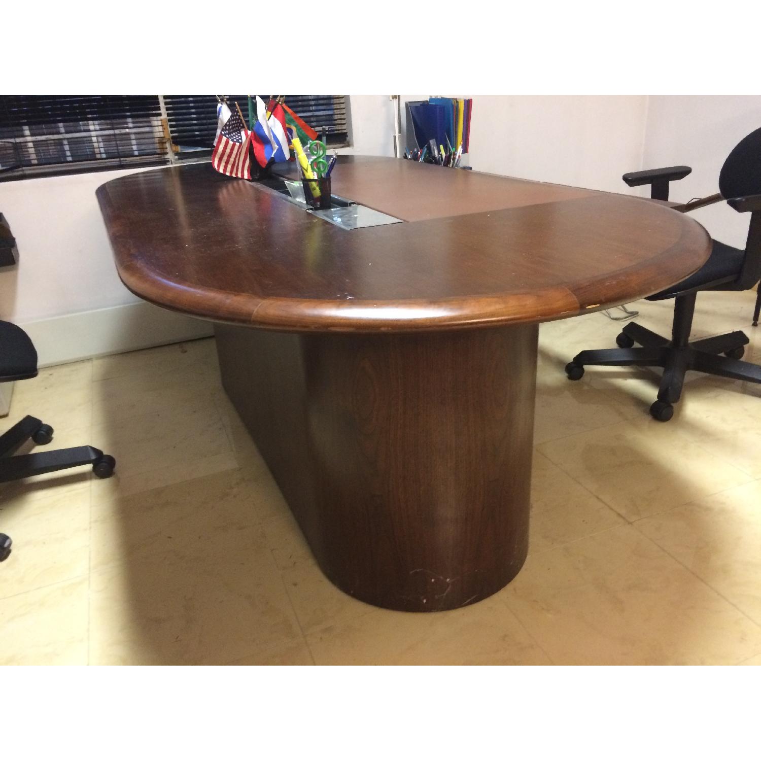 Mahogany Executive Desk - image-3