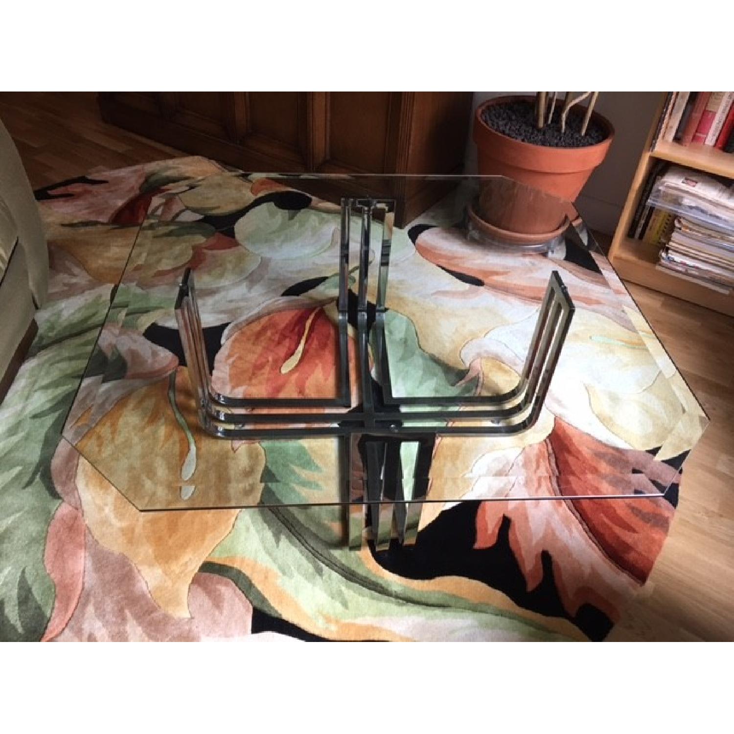 Glass Top Coffee Table - image-1