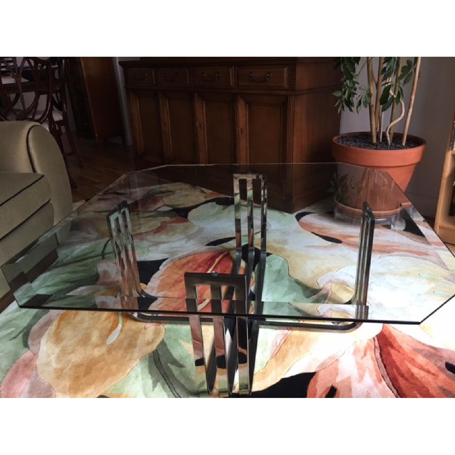 Glass Top Coffee Table - image-2
