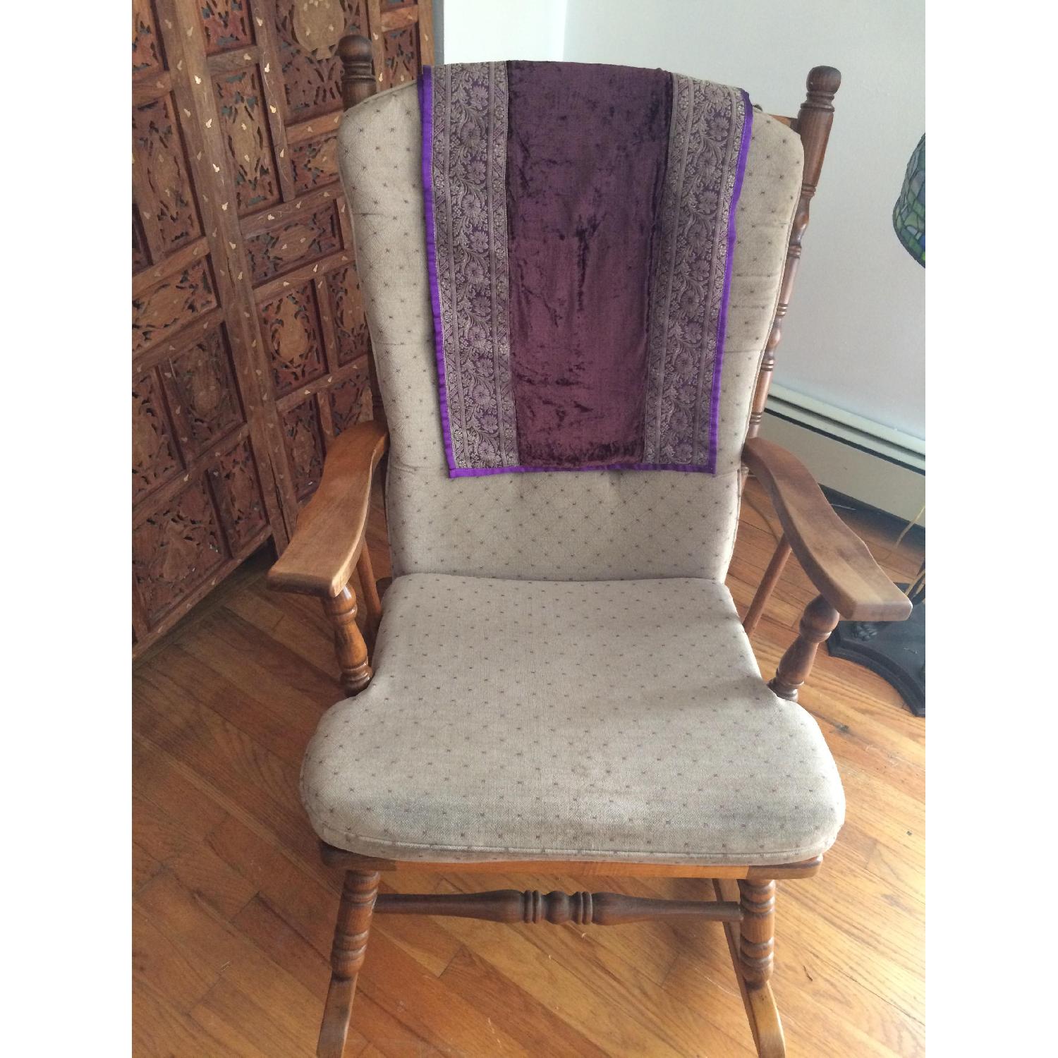 Wood Rocking Chair - image-1