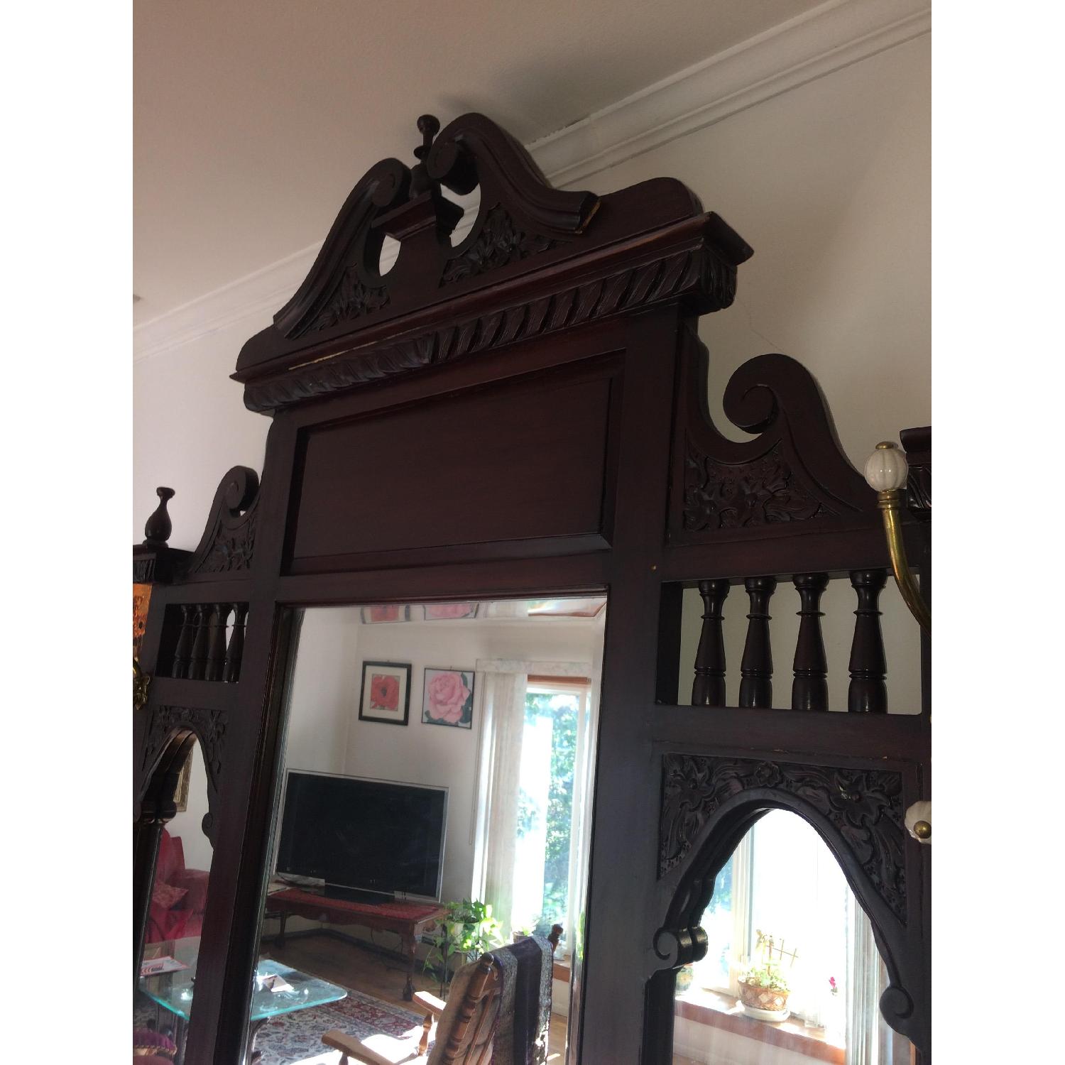Antique Hall tree - image-3