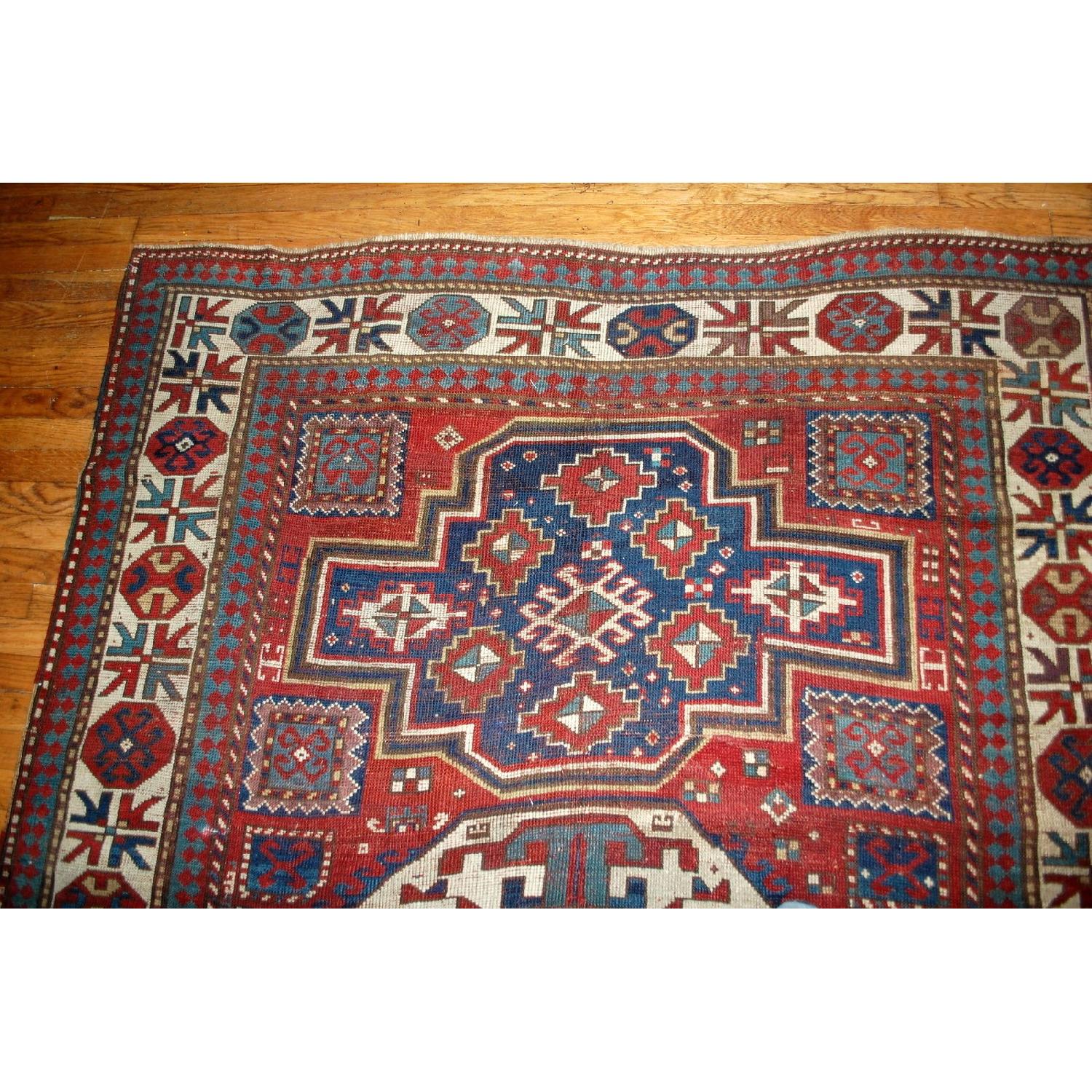 Antique 1880s Caucasian Lori Pambak Rug - image-2