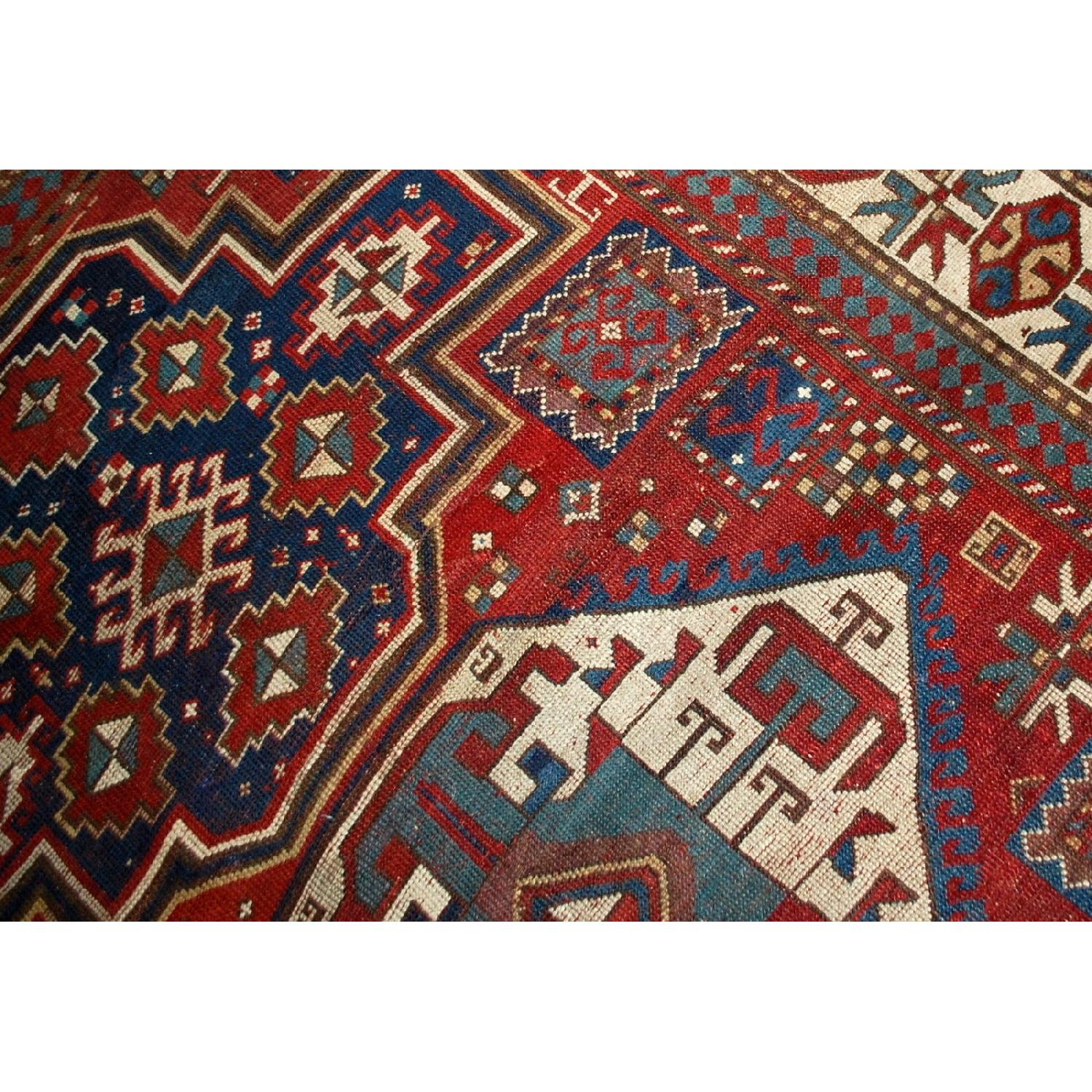 Antique 1880s Caucasian Lori Pambak Rug - image-3