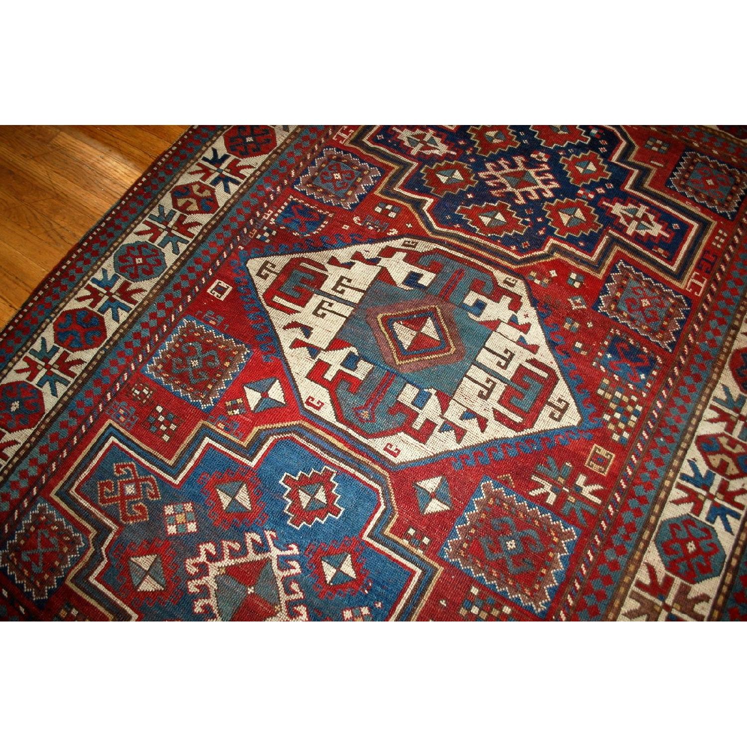 Antique 1880s Caucasian Lori Pambak Rug - image-6