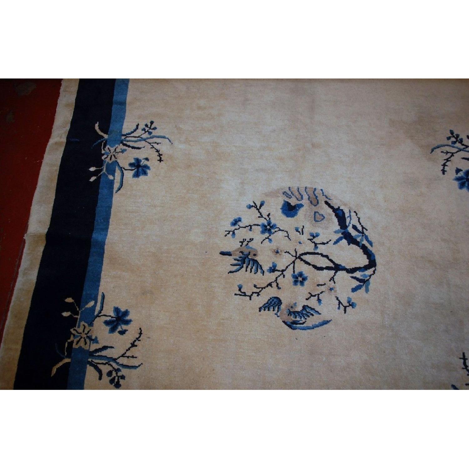 Antique 1890s Chinese Peking Rug - image-4