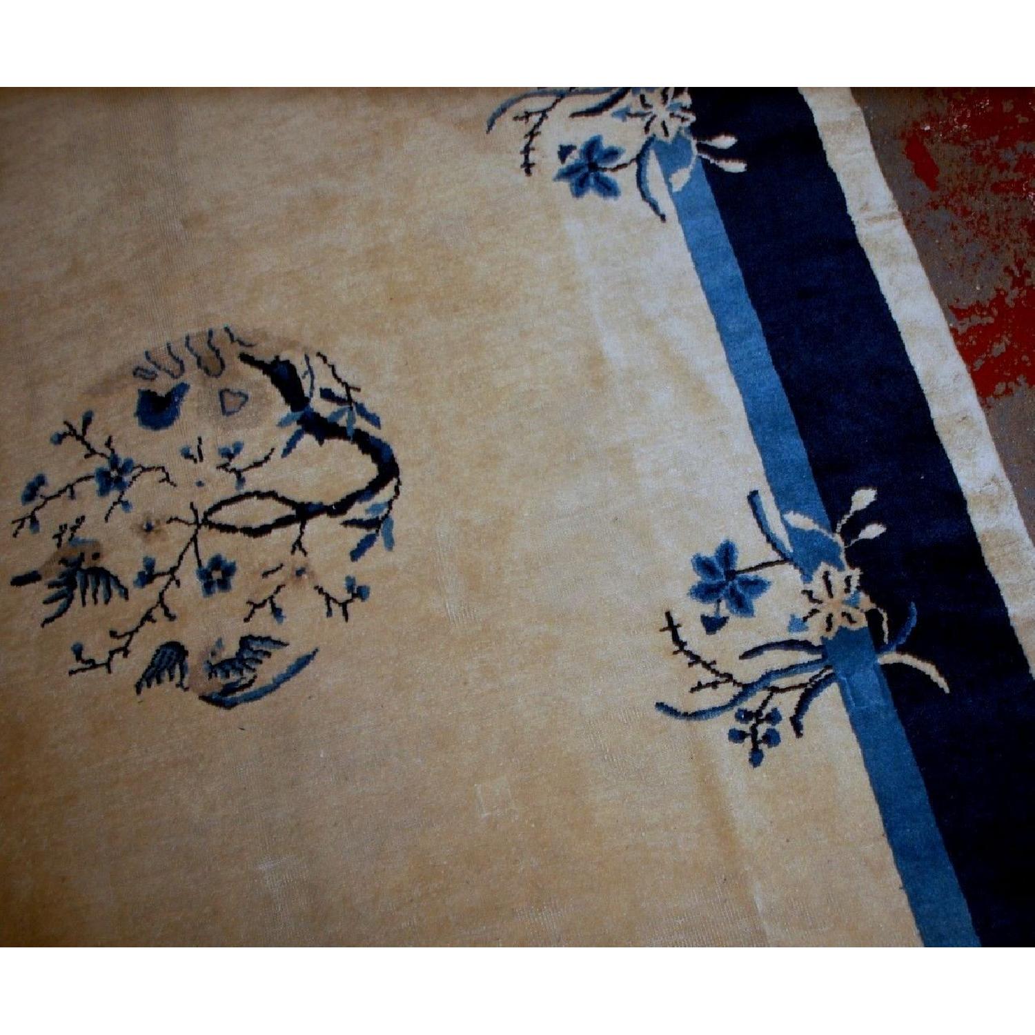 Antique 1890s Chinese Peking Rug - image-5