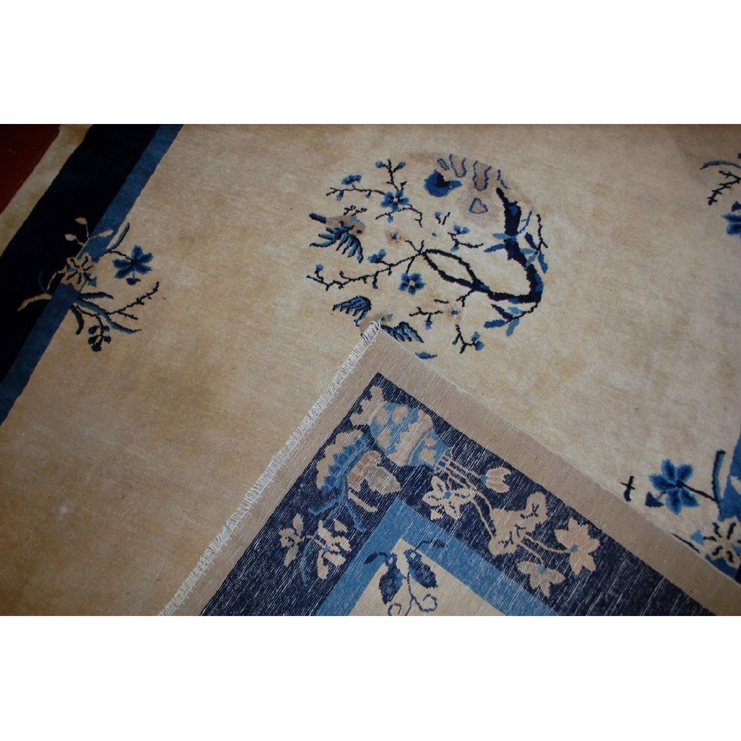 Antique 1890s Chinese Peking Rug - image-6