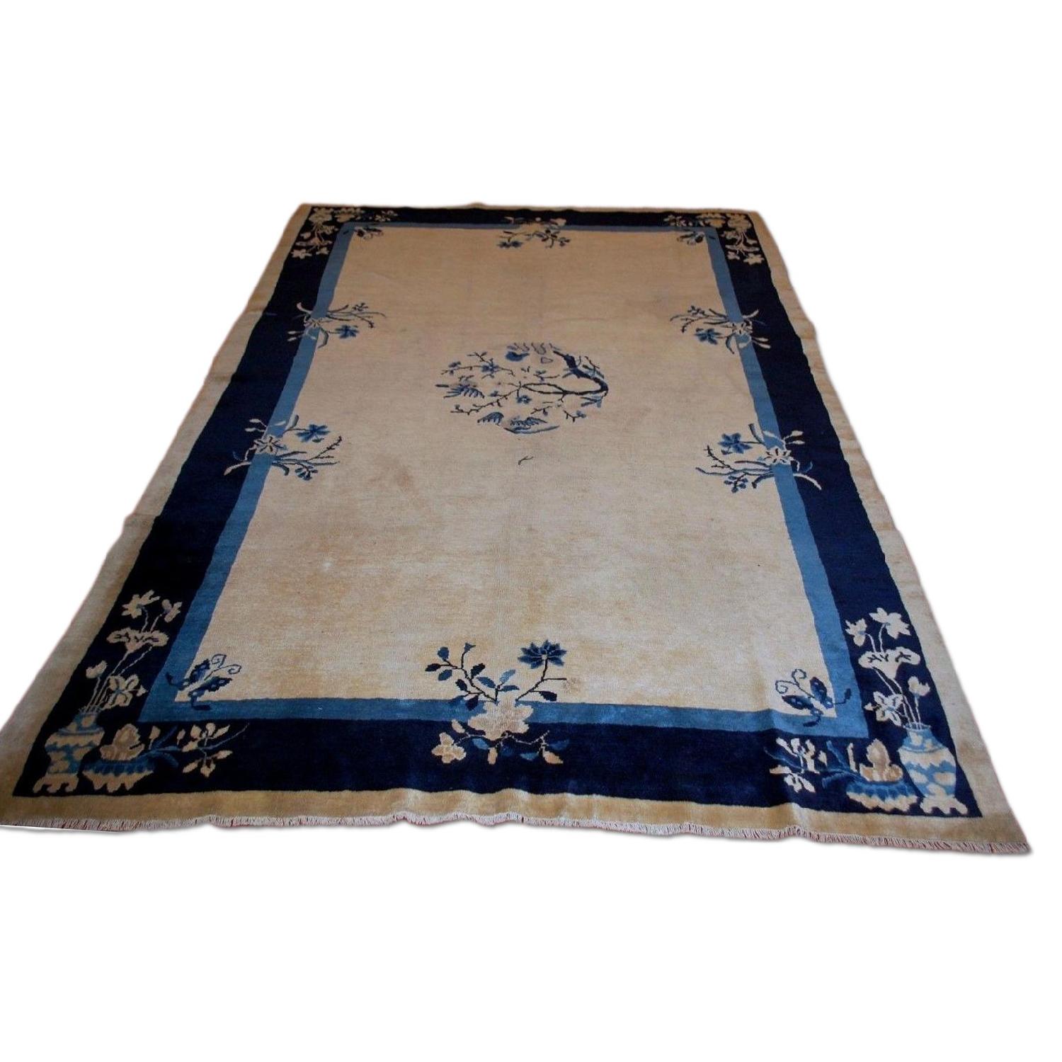 Antique 1890s Chinese Peking Rug - image-0