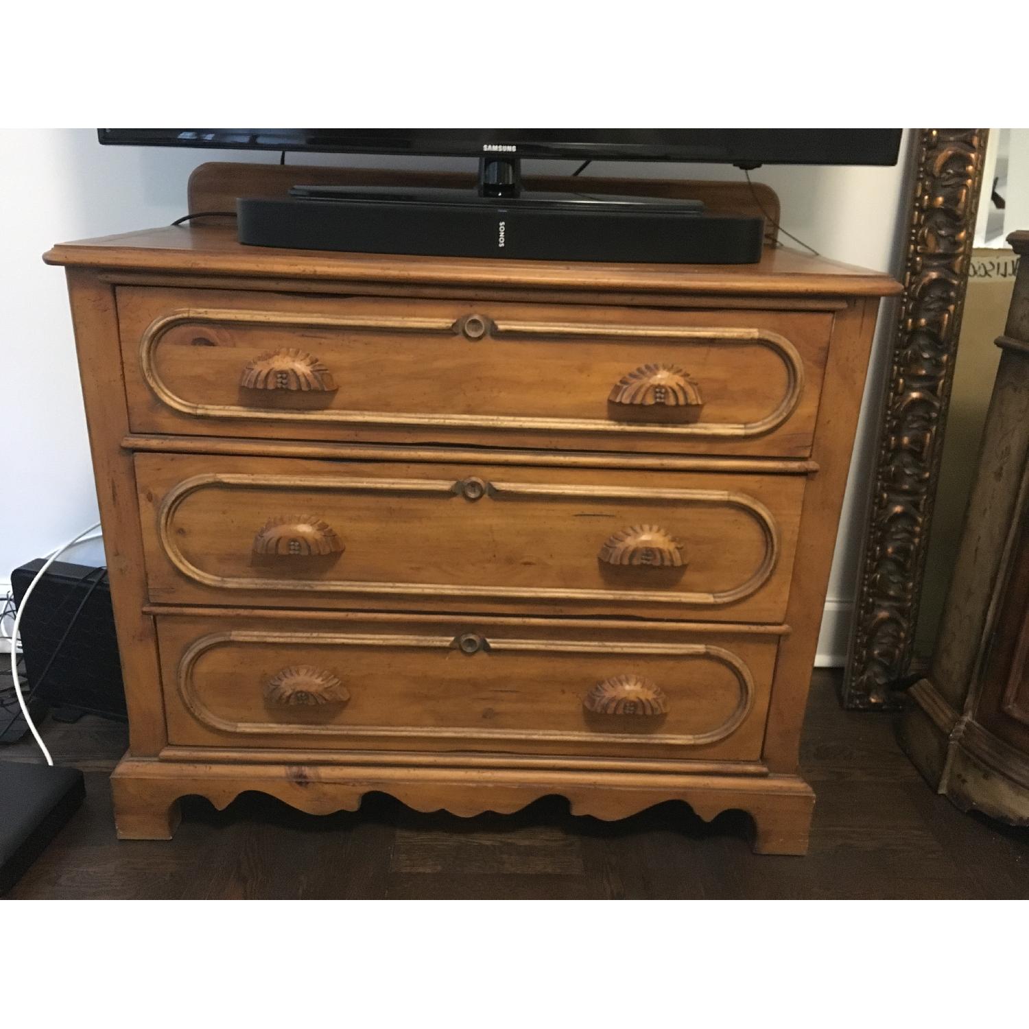 Drexel Medium Wood 3-Drawer Dresser - image-1