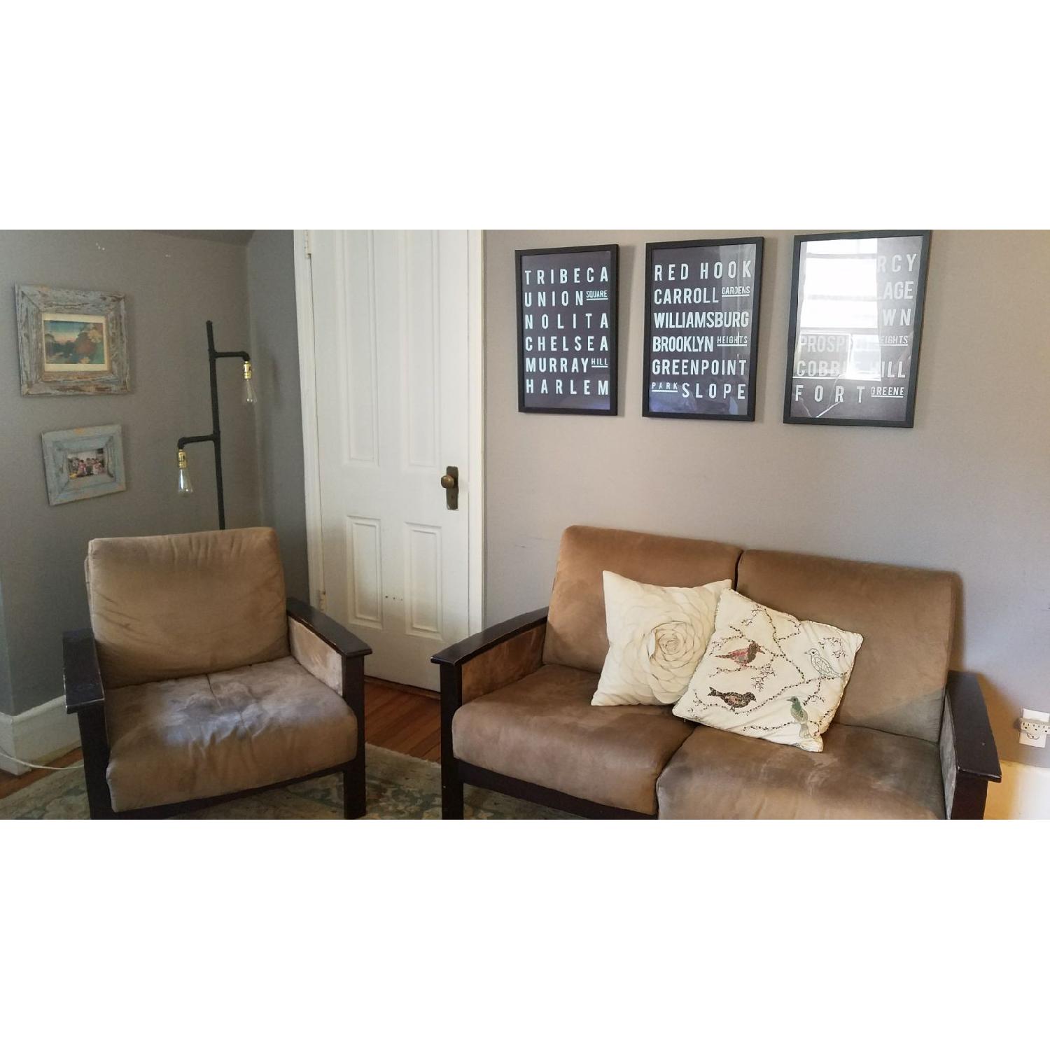 Allison Furniture Company Loveseat + Chair - image-3