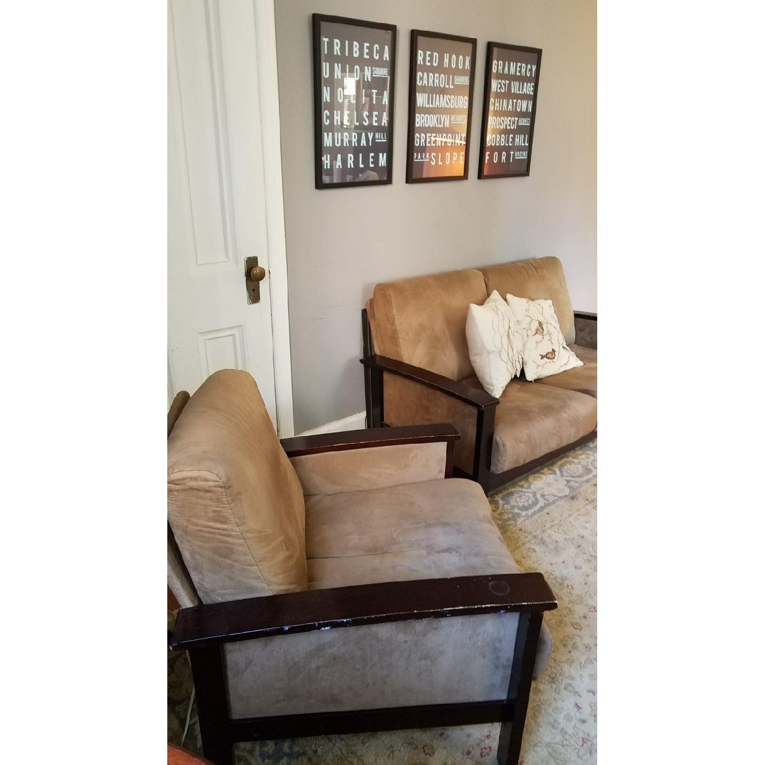 Allison Furniture Company Loveseat + Chair - image-4