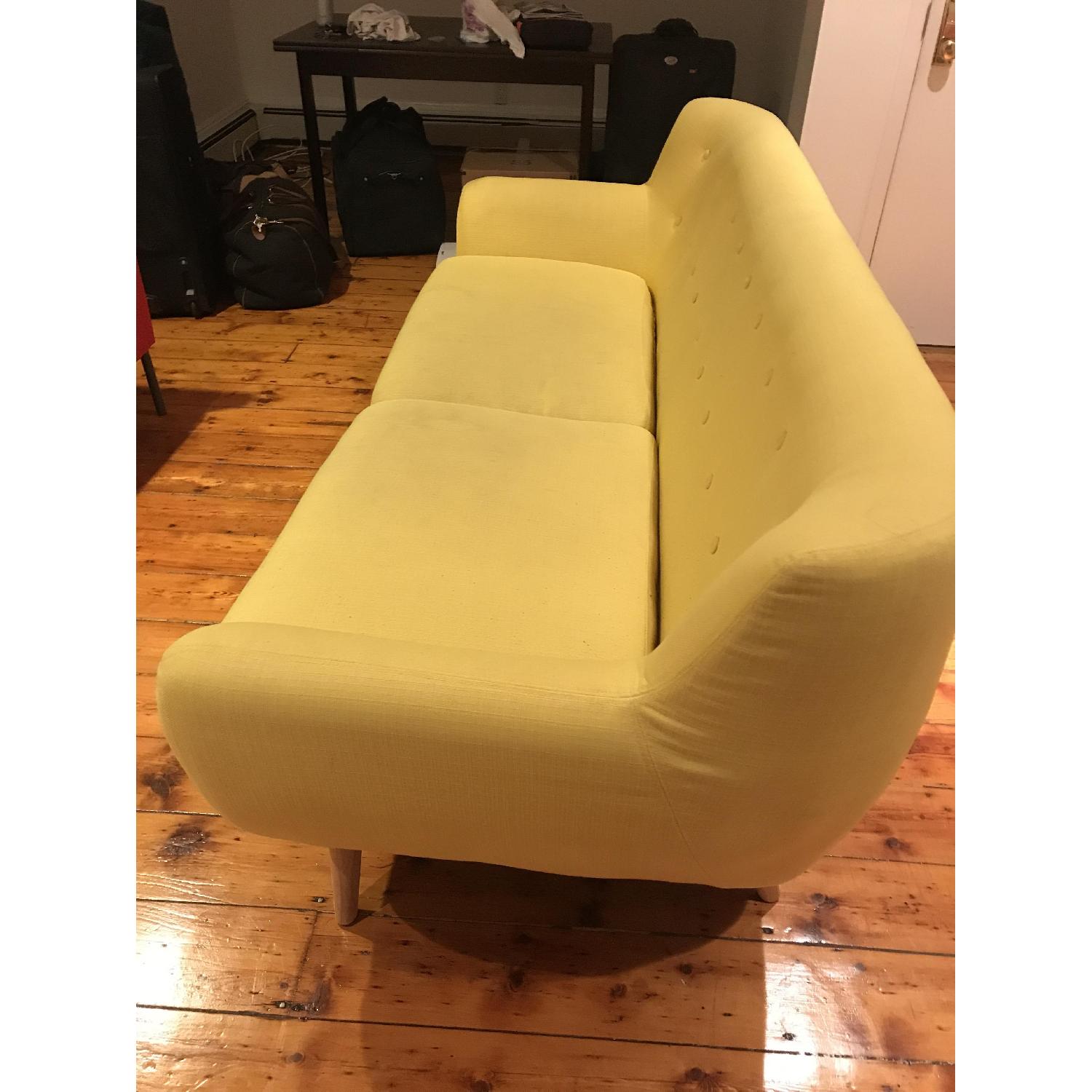 Modway Remark Yellow Mid-Century Sofa - image-2