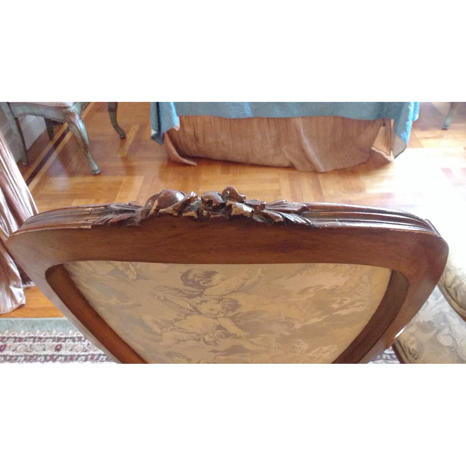 Vintage Solid Wood Carved French Style Chairs - image-2
