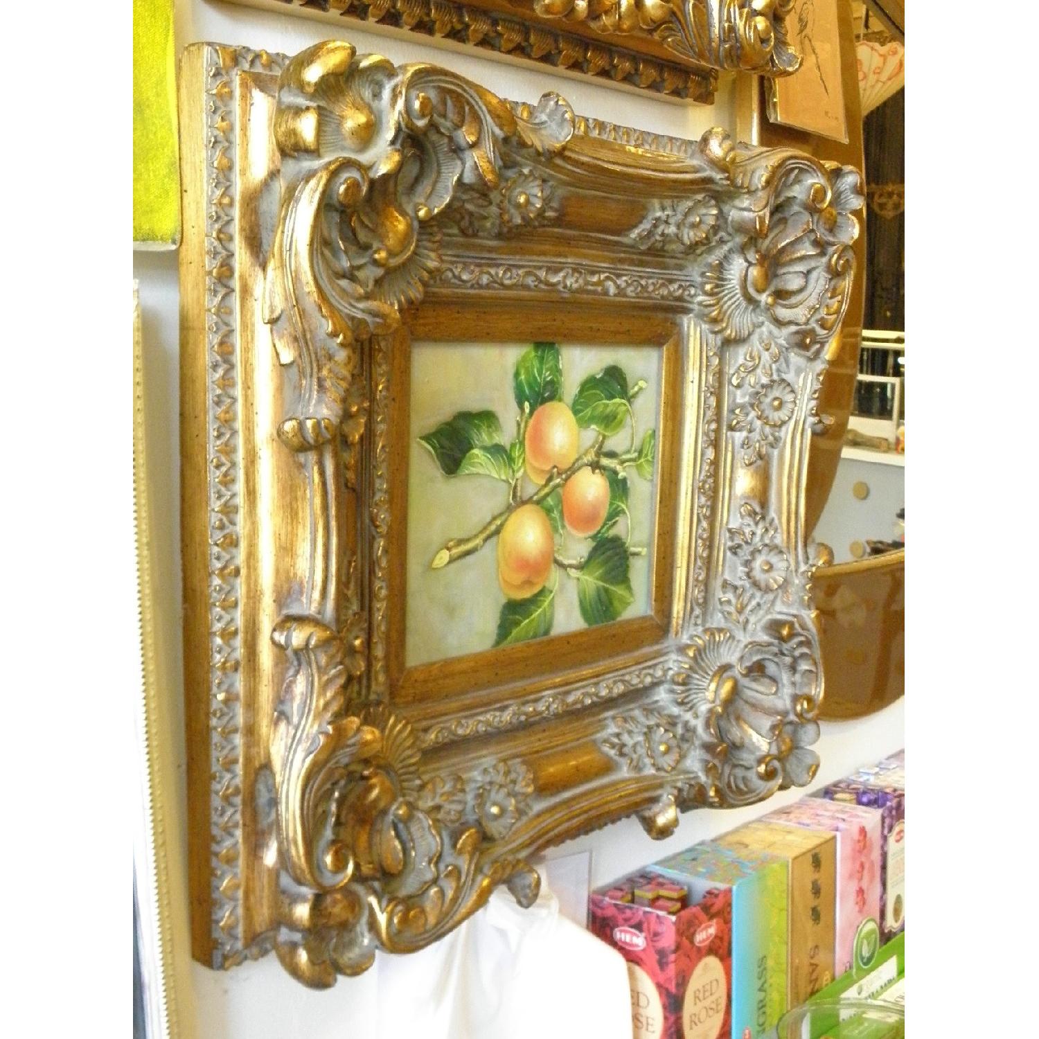 Framed Oil Painting on Canvas - The Peaches Are Cooked - image-2