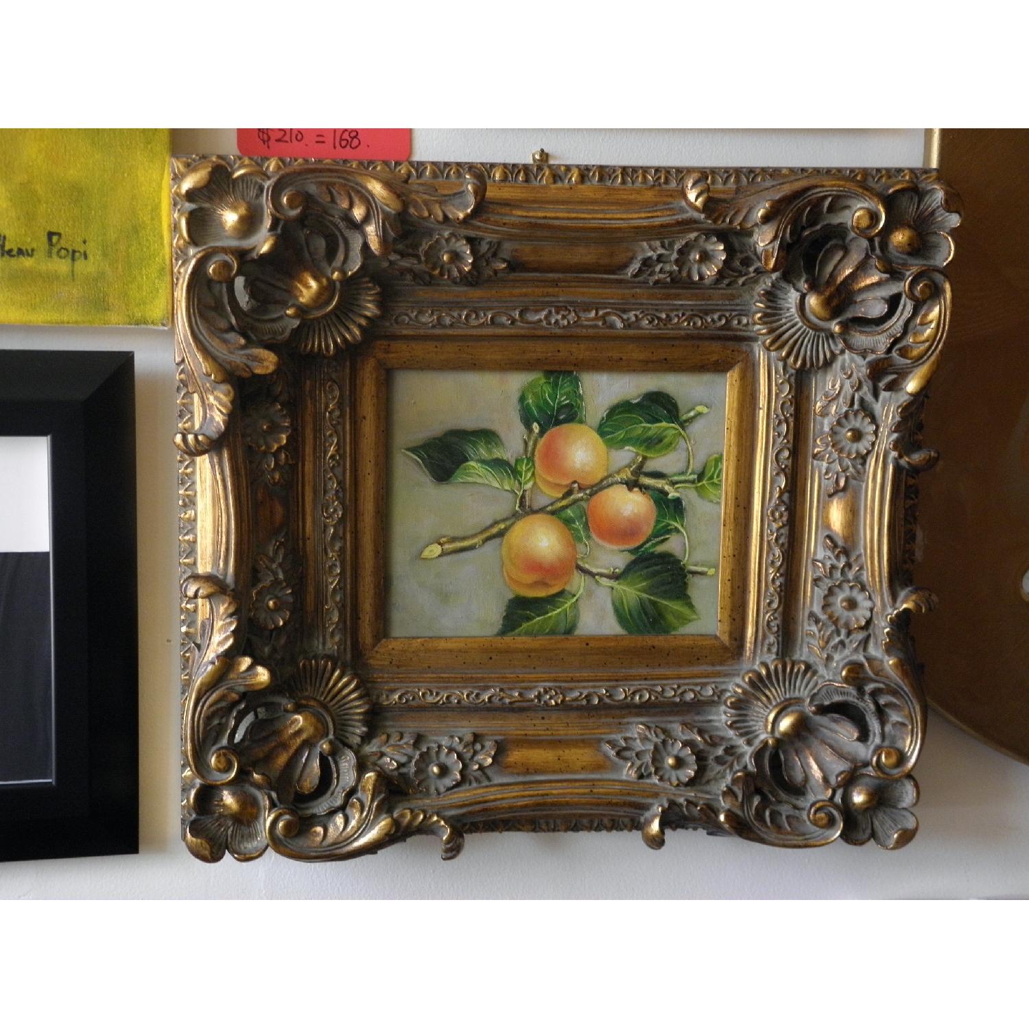 Framed Oil Painting on Canvas - The Peaches Are Cooked - image-3