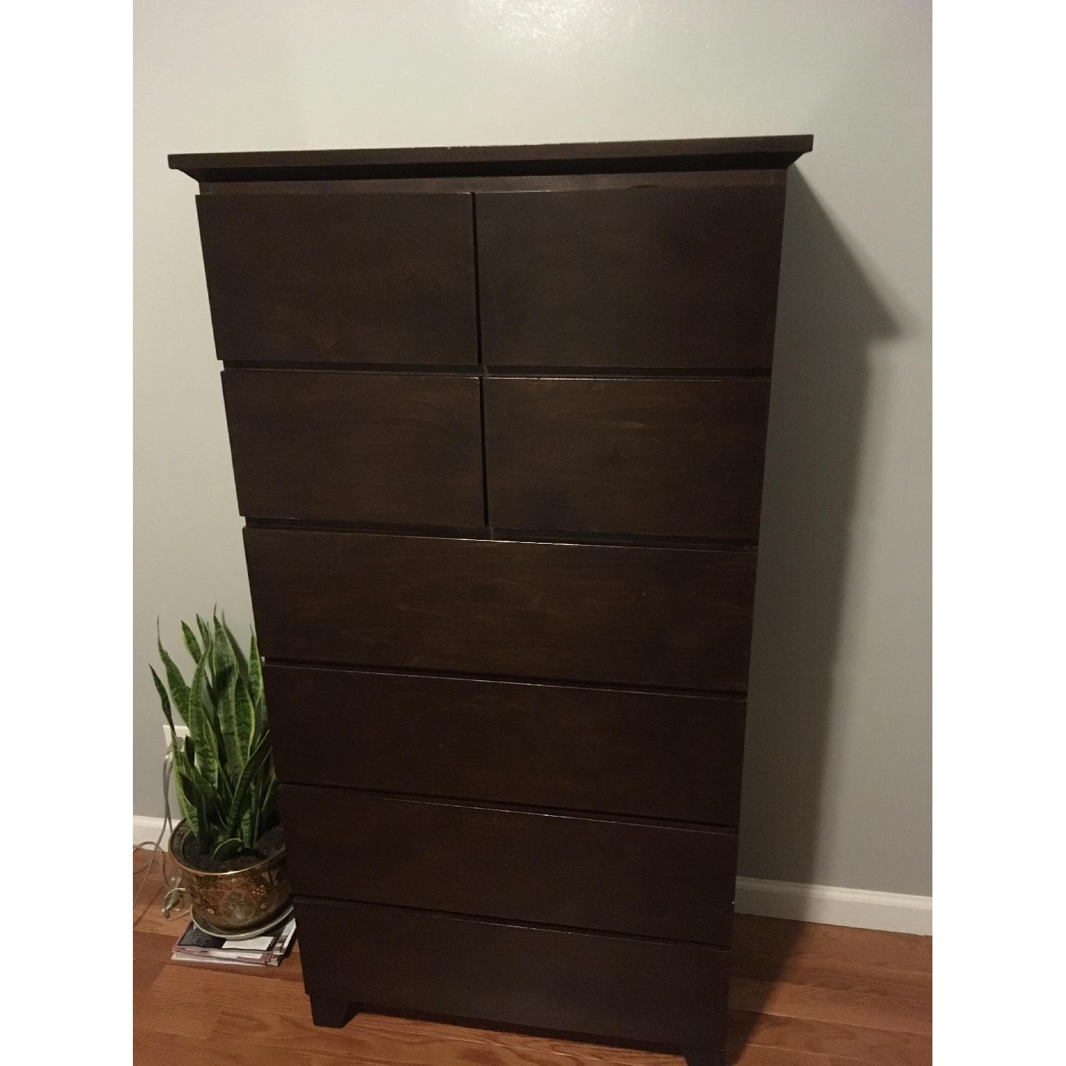 Gothic Cabinet Craft Solid Wood Chest + 2 Drawer Nightstand - image-1
