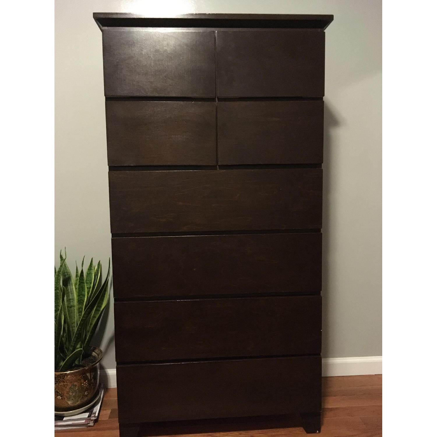 Gothic Cabinet Craft Solid Wood Chest + 2 Drawer Nightstand - image-2