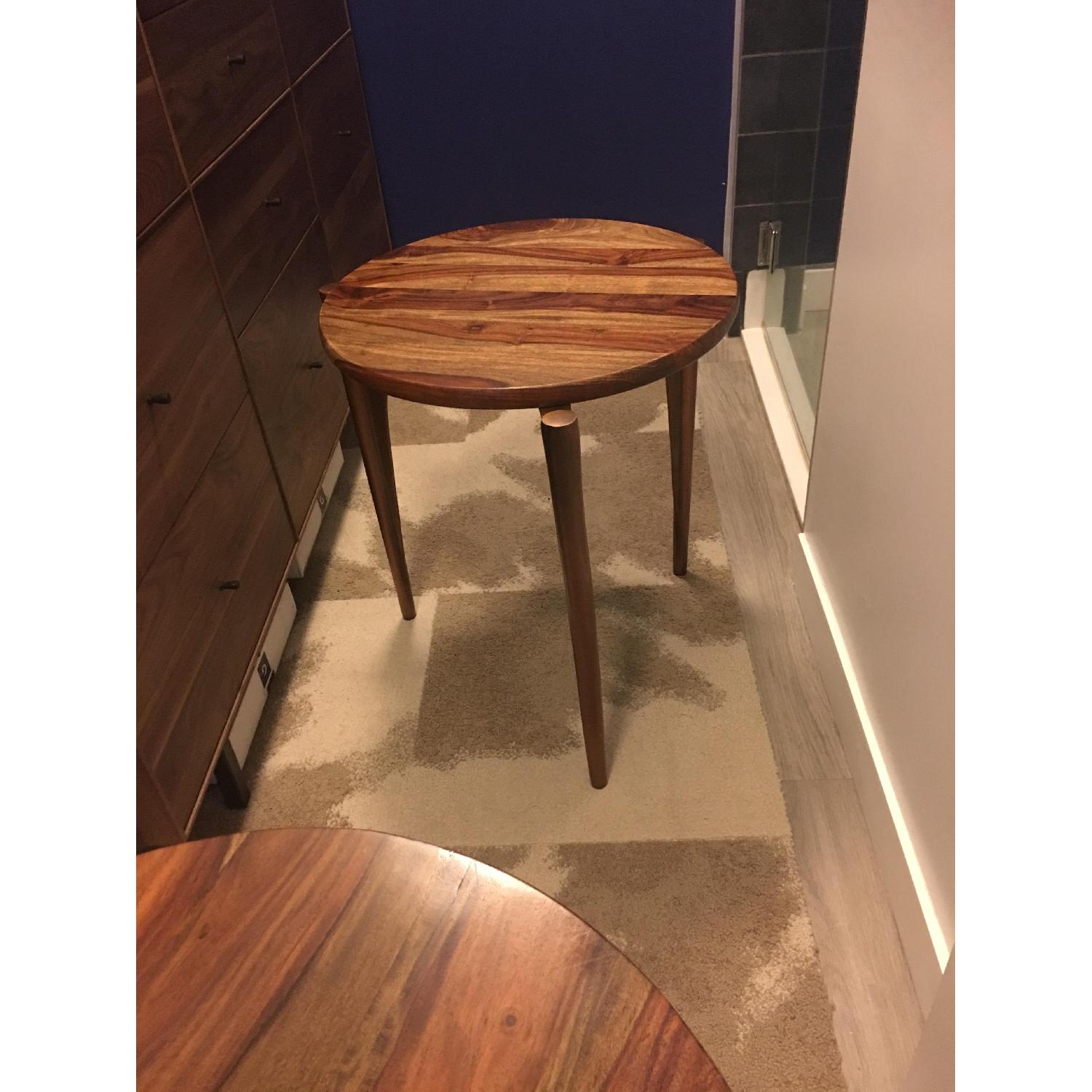 Brownstone Furniture Palisades Tripod Solid Wood End Tables - image-4