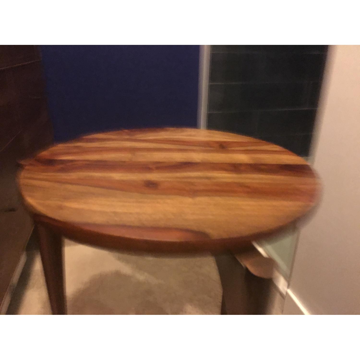 Brownstone Furniture Palisades Tripod Solid Wood End Tables - image-5