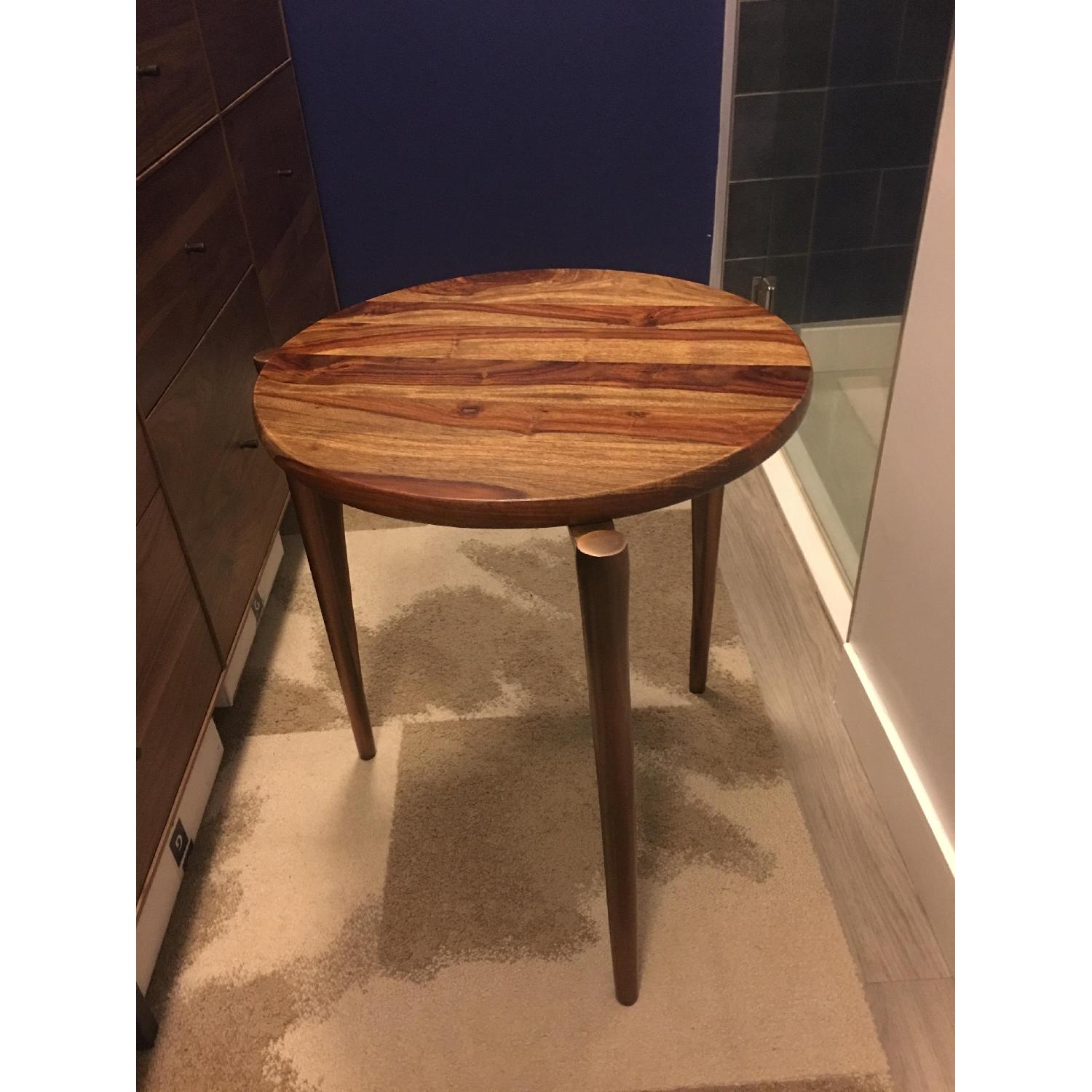 Brownstone Furniture Palisades Tripod Solid Wood End Tables - image-6