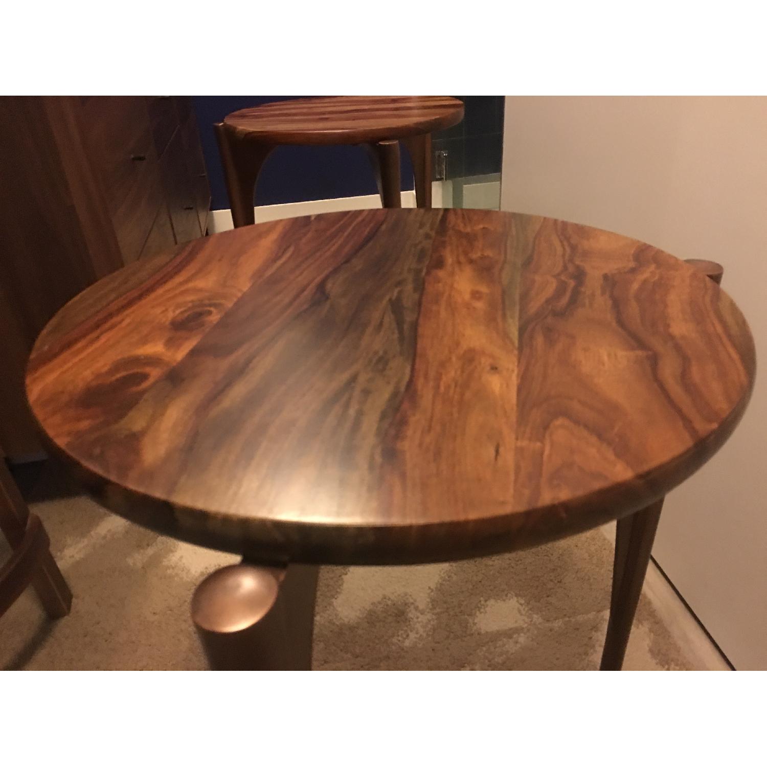 Brownstone Furniture Palisades Tripod Solid Wood End Tables - image-7