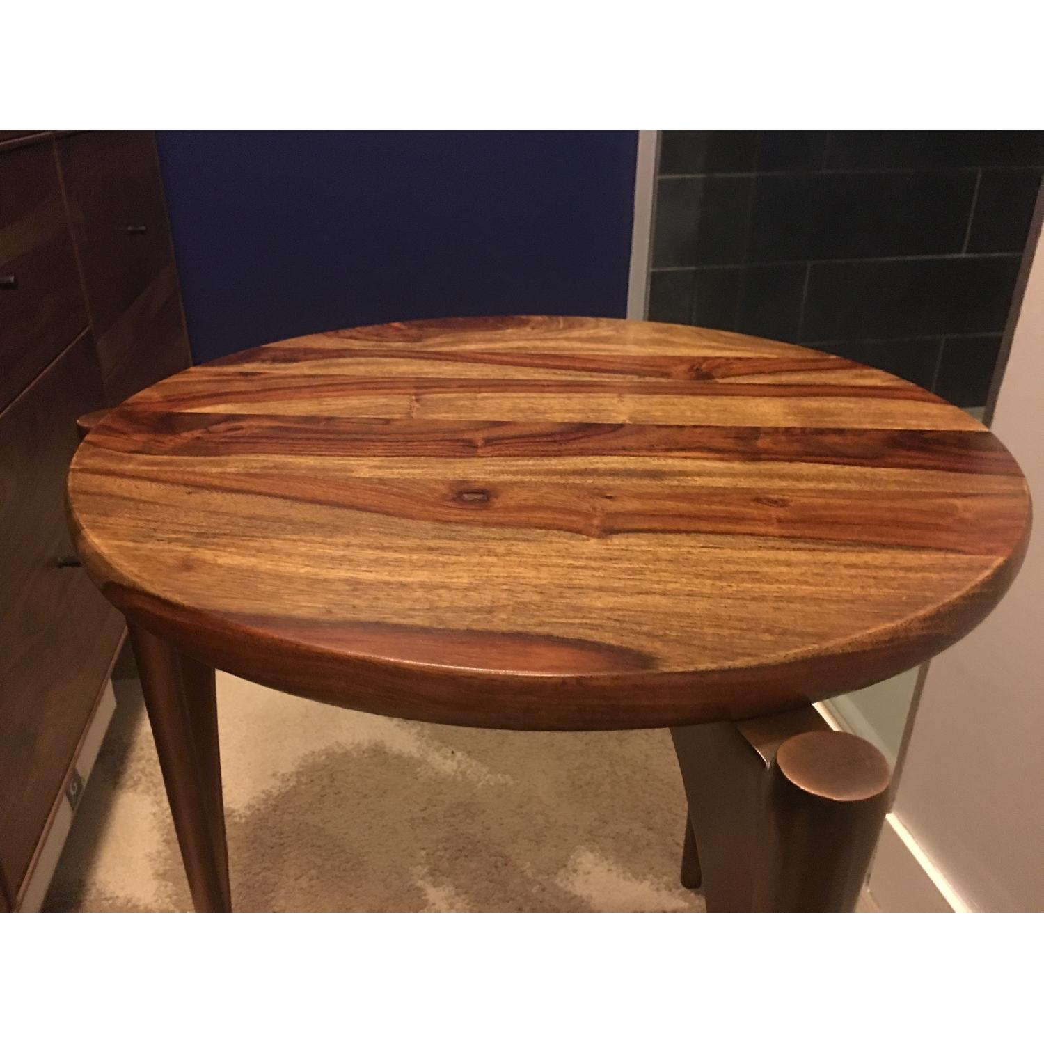 Brownstone Furniture Palisades Tripod Solid Wood End Tables - image-9