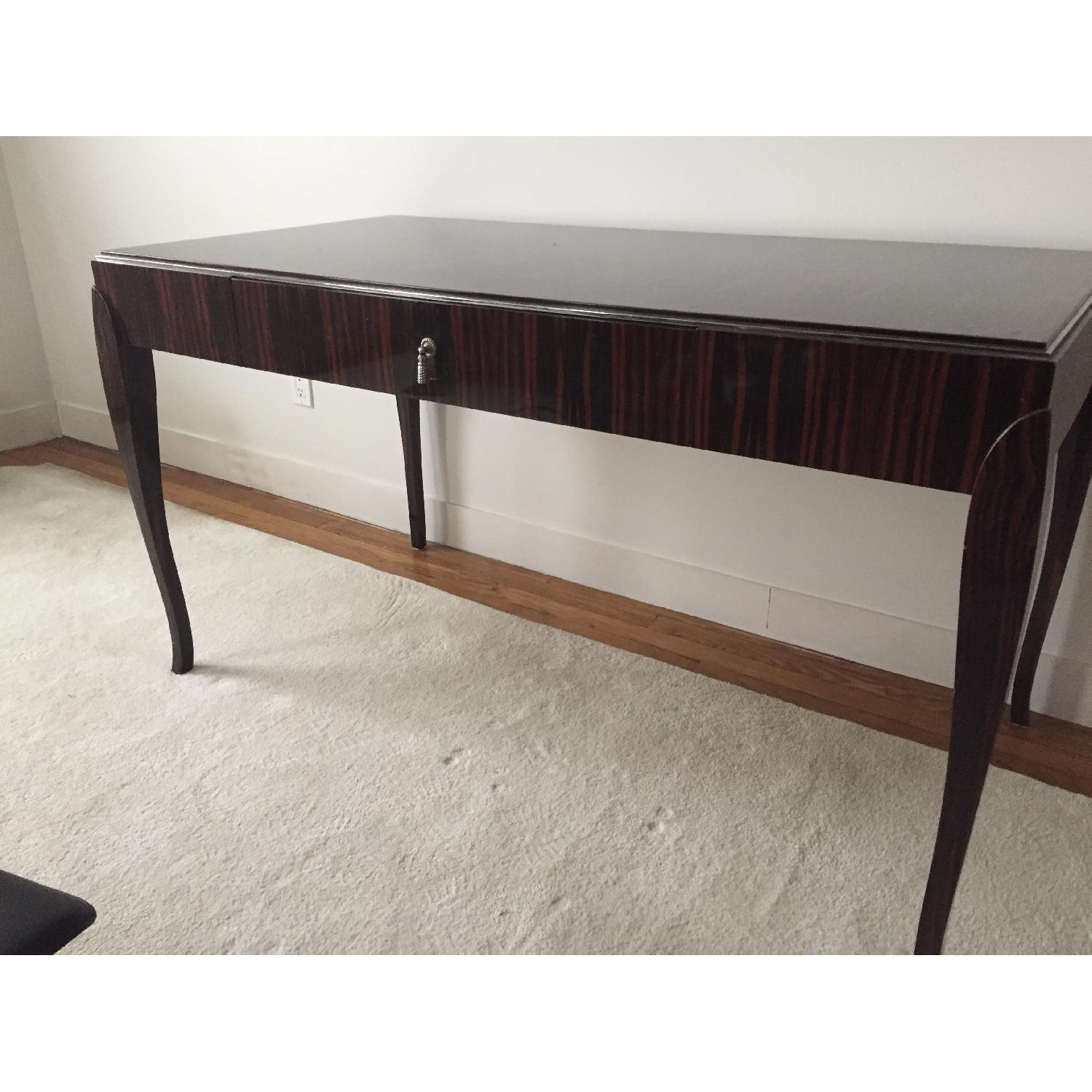 Mark Harvey Design Ebony Veneer Writing Desk - image-1
