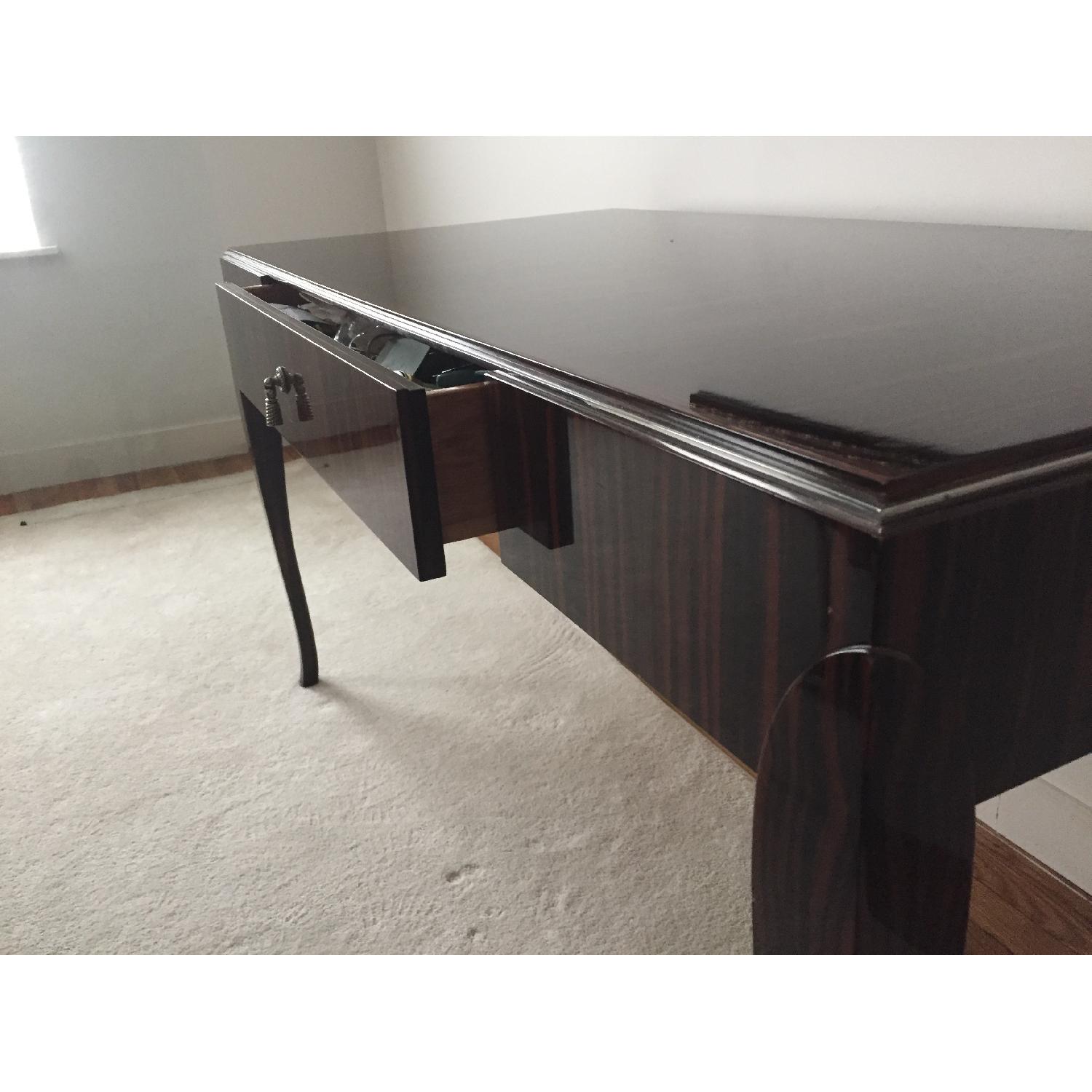 Mark Harvey Design Ebony Veneer Writing Desk - image-4