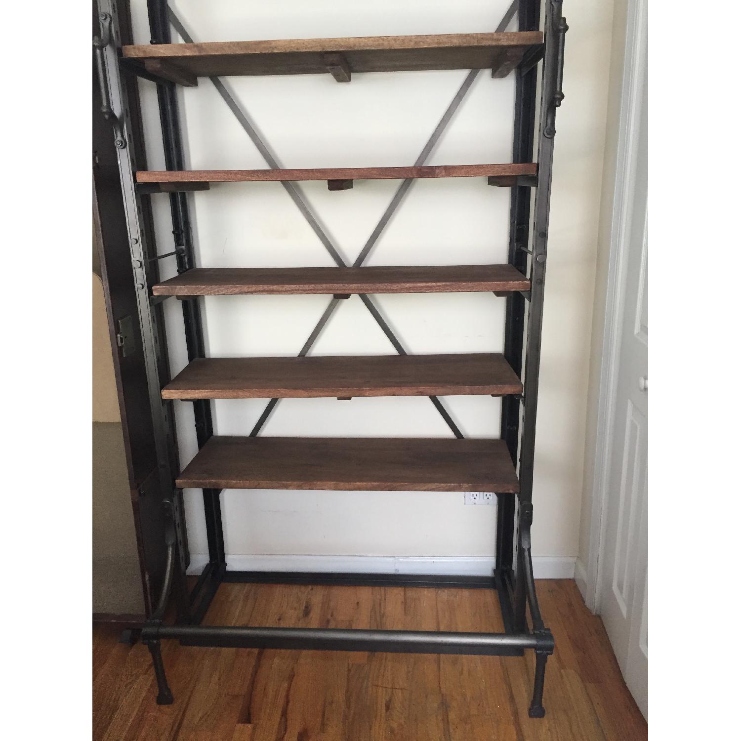 Restoration Hardware French Library Shelving w/ Step - image-1