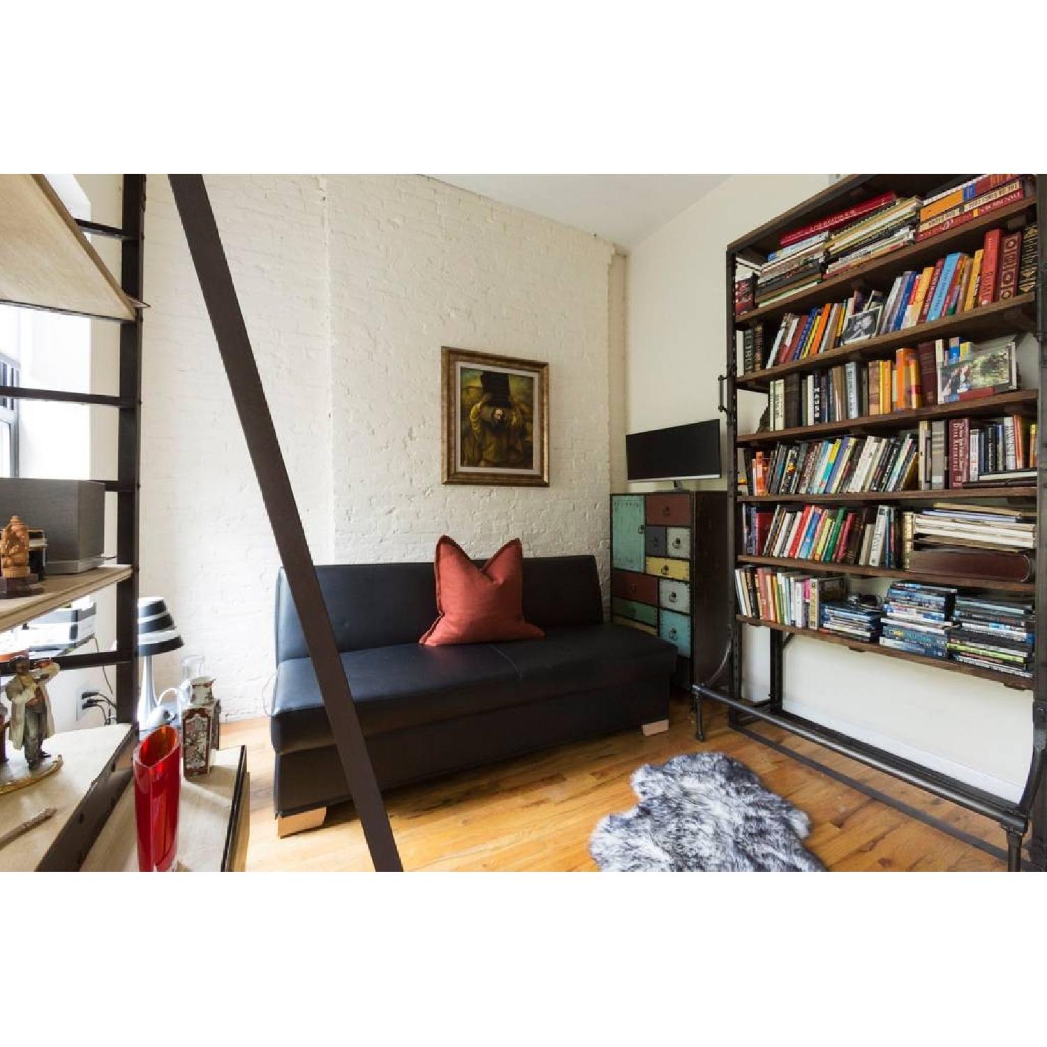 Restoration Hardware French Library Shelving w/ Step - image-6