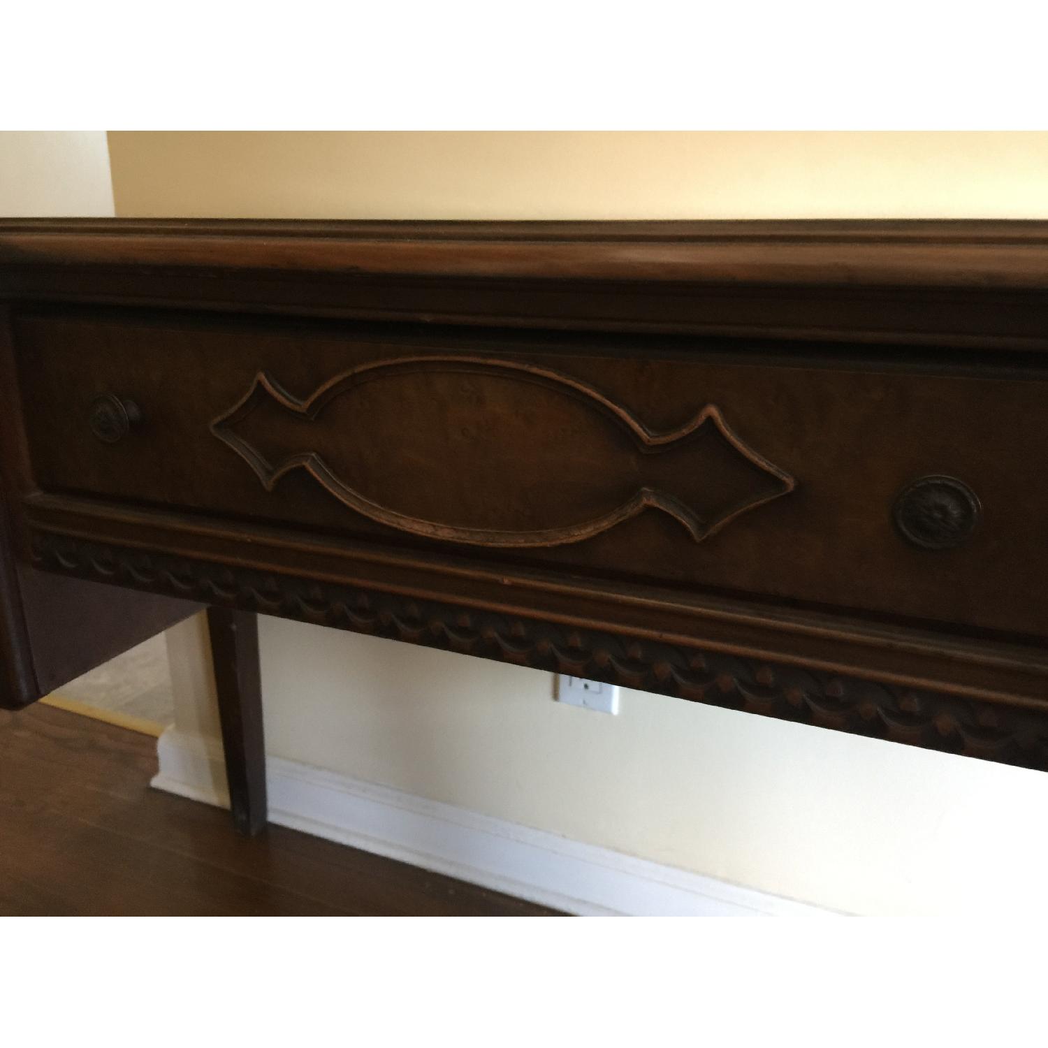 Antique Wood Desk - image-5