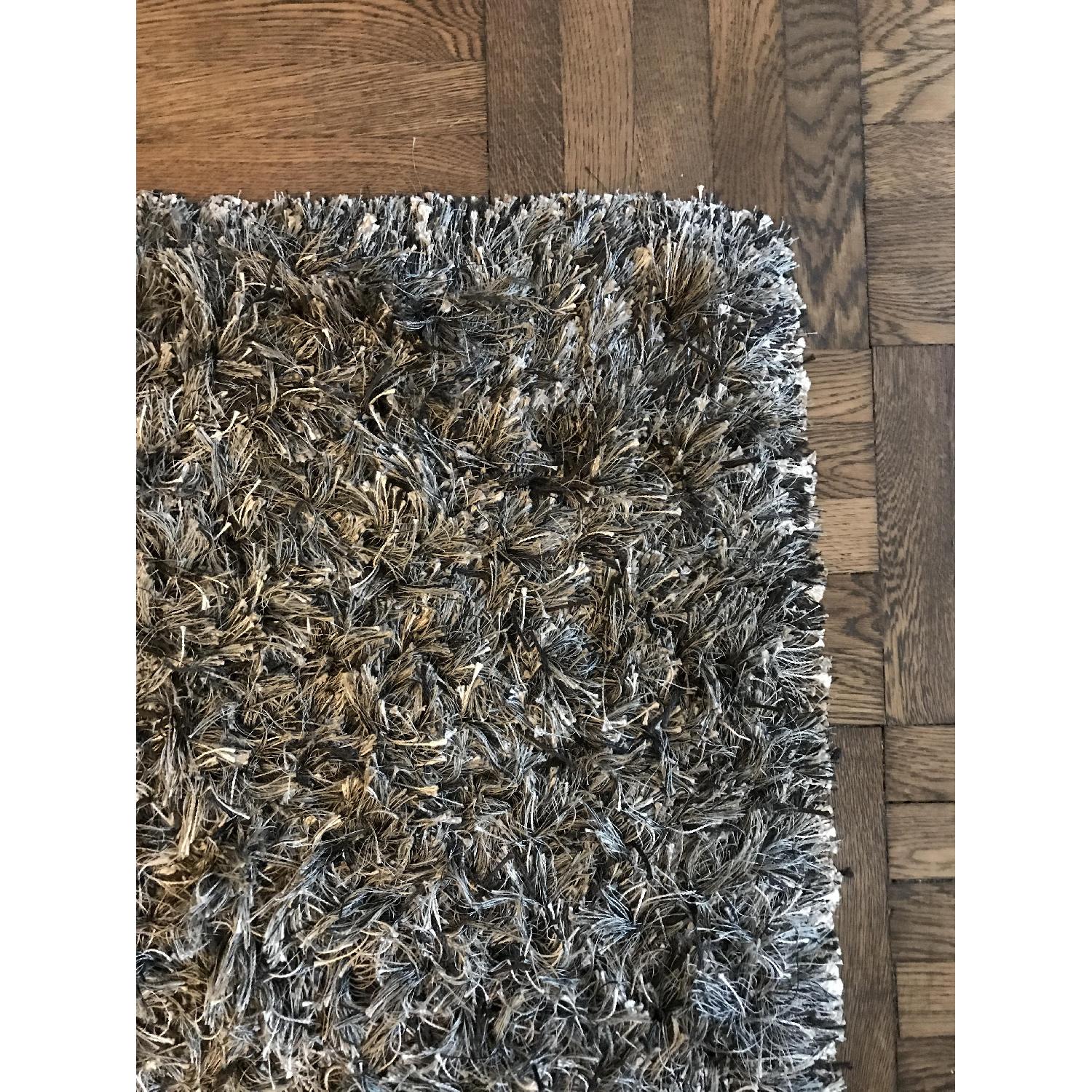 CB2 Drake Grey Shag Rug - image-2