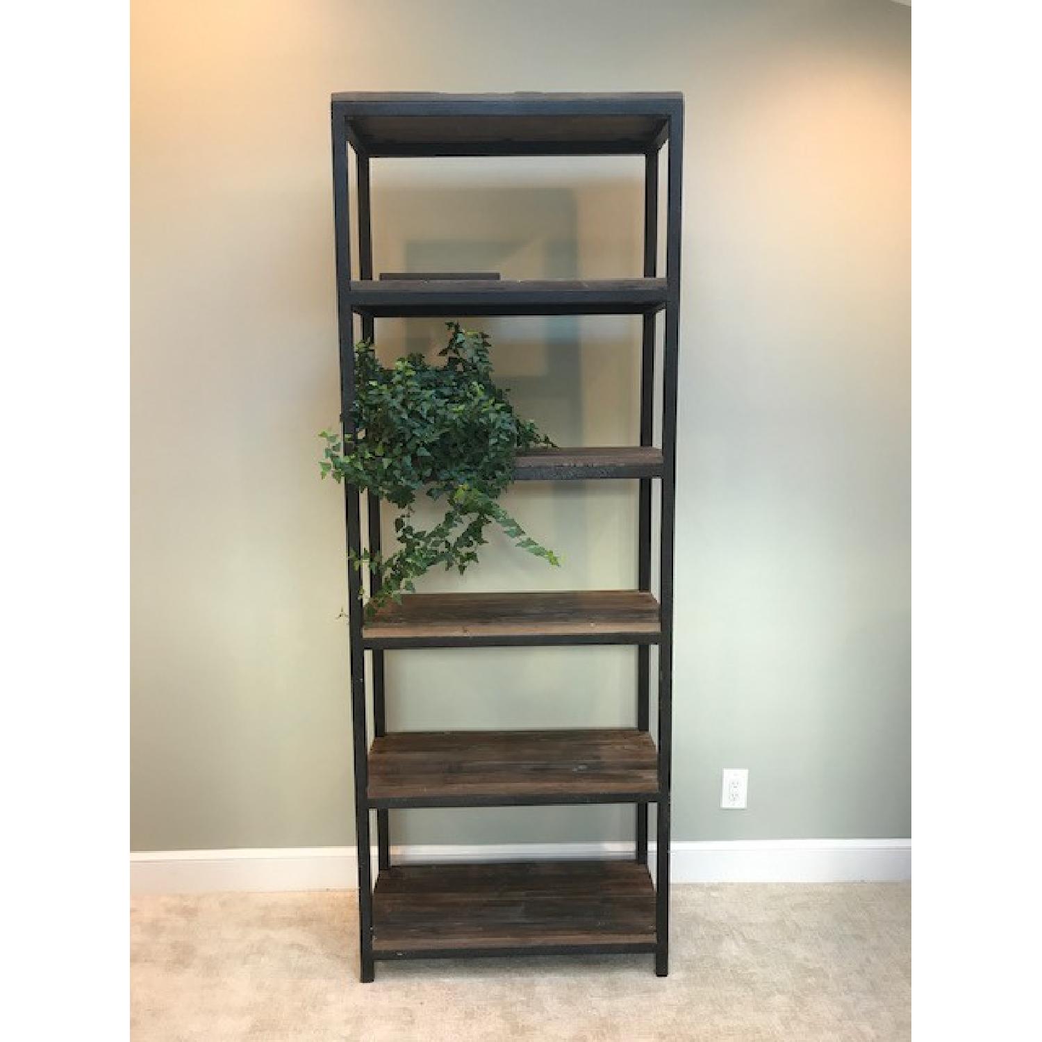 Reclaimed Wood & Iron Shelf - image-1