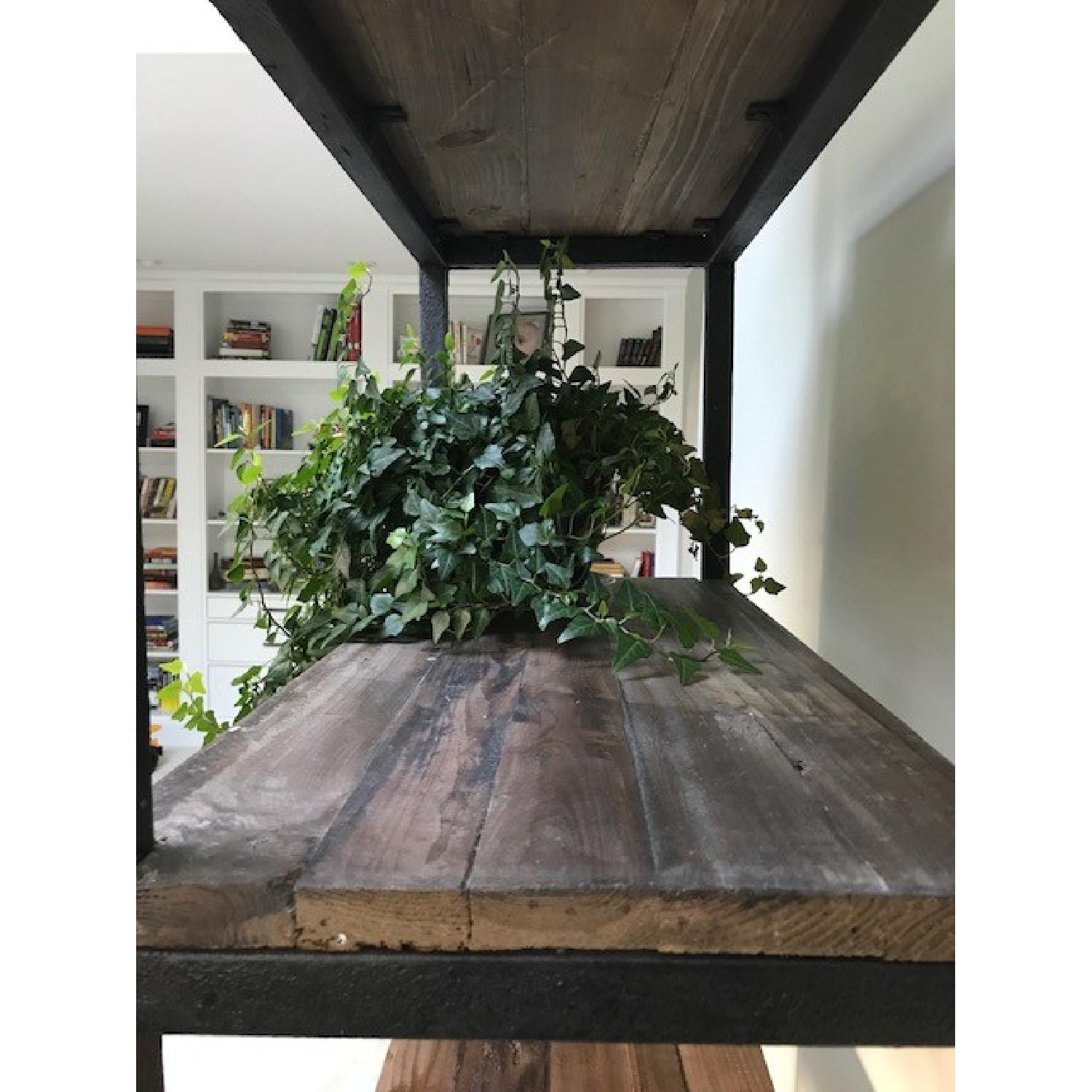 Reclaimed Wood & Iron Shelf - image-2