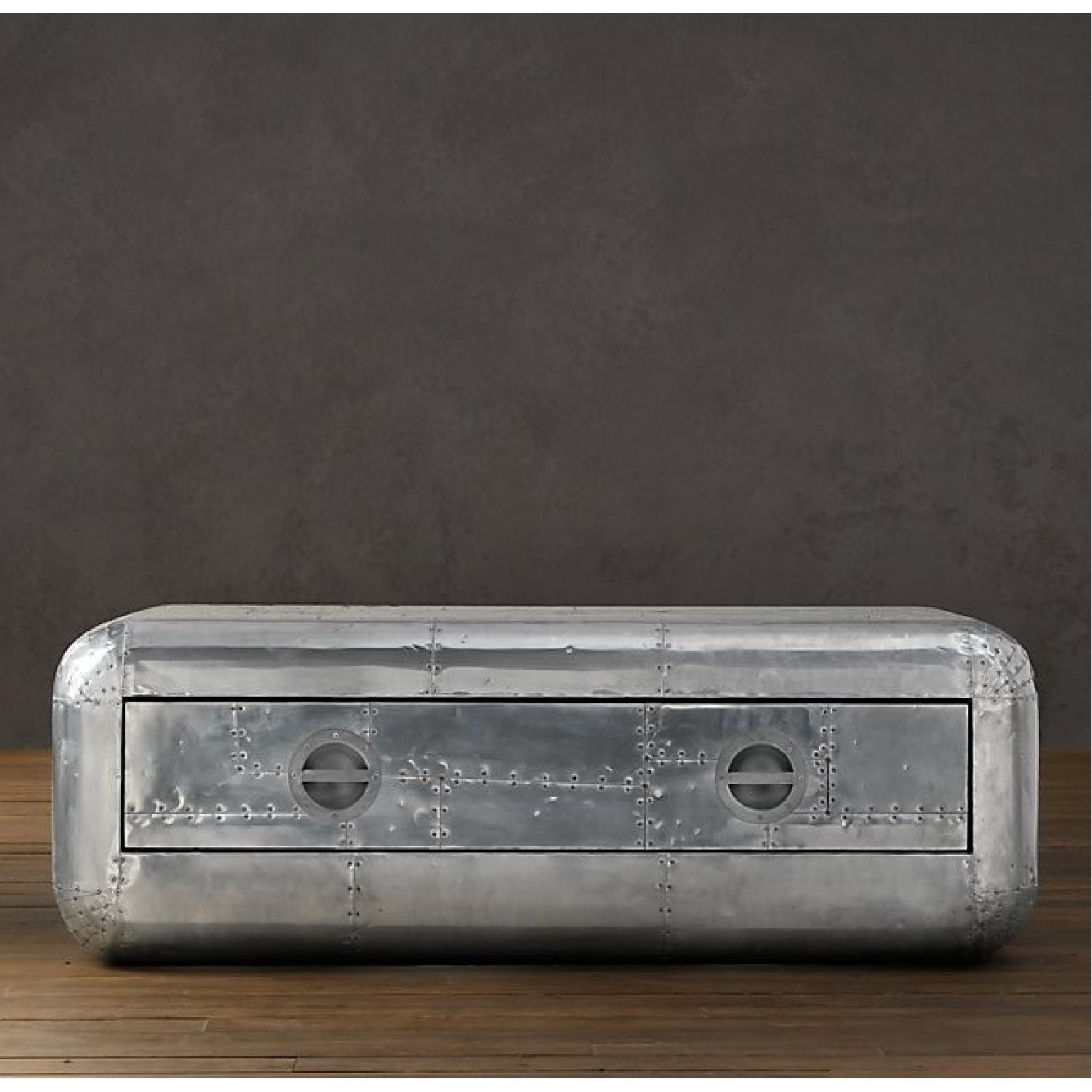 Restoration Hardware Blackhawk Aviator Coffee Table AptDeco