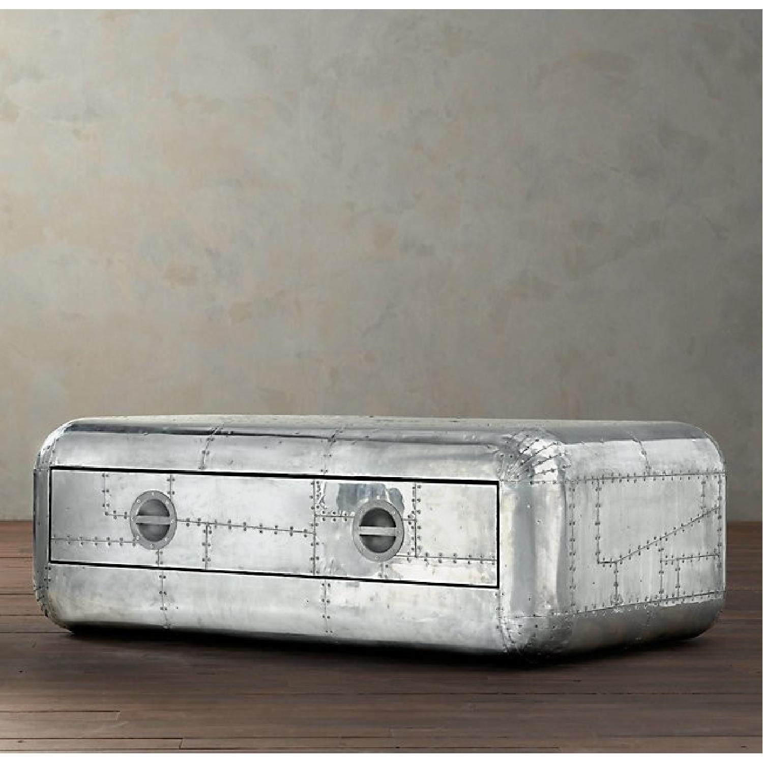 Restoration Hardware Blackhawk Aviator Coffee Table AptDeco