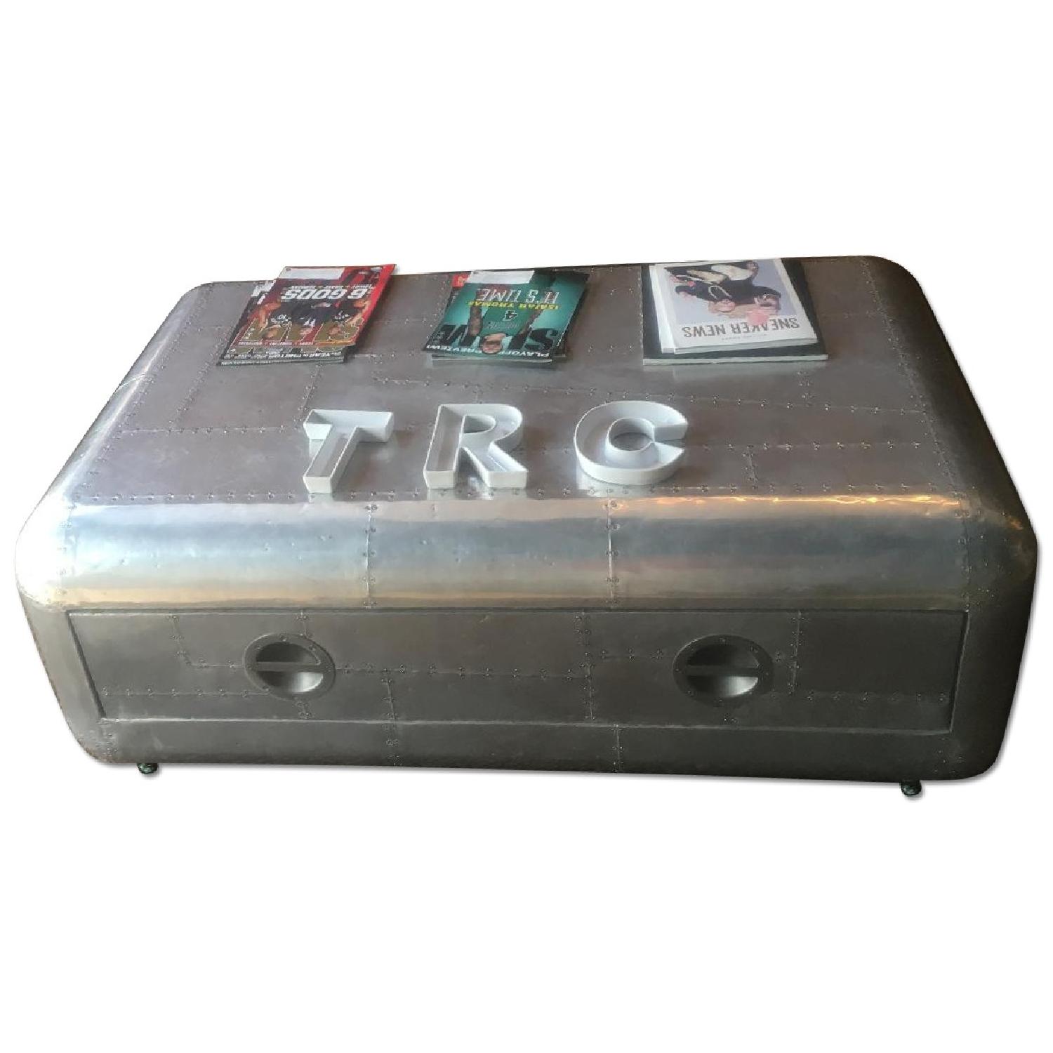 Restoration Hardware Blackhawk Aviator Coffee Table AptDeco