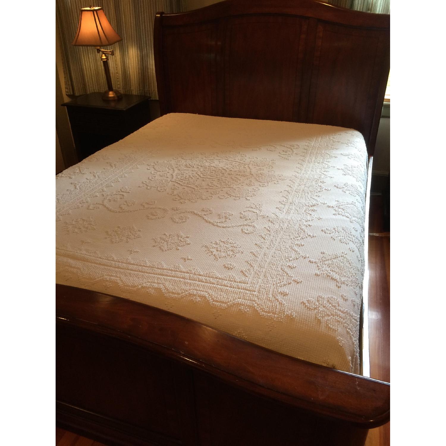 Queen Size Sleigh Bed Frame - image-1